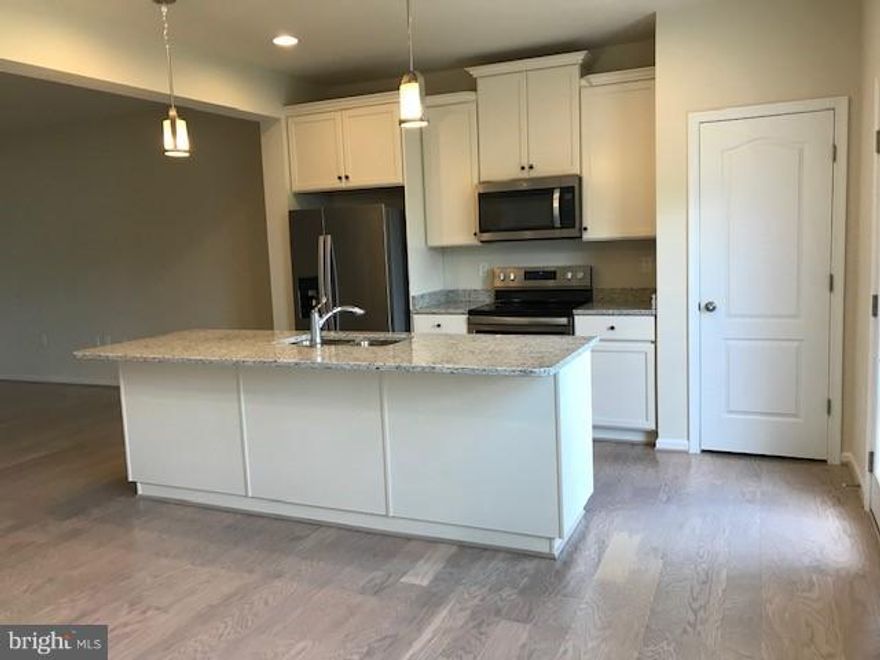 READY Brand New 2-level townhome, 1-car garage. The Litchfield II has 3 large bedrooms, 9ft ceiling (1st floor), hardwood floor throughout 1st floor, maple kitchen cabinets w/ crown moulding, granite countertops, stainless steel appliances, deluxe master bath w/ upgraded floor tiles, maple bathroom cabinets, upper level laundry, rear shed and patio.