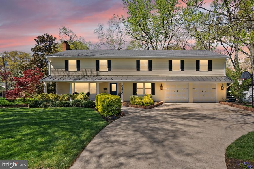 INCREDIBLE OPPORTUNITY AND A VERY RARE FIND IN 22308!  Traditional center hall Colonial with unmatched bright and welcoming curb appeal at every turn!! Charming front porch and lush flower beds invite you through the elegant front entrance of the property.  Lovingly maintained over the years by thoughtful, skilled and detailed owners. Thousands have been lavished on high end improvements to include custom millwork, built-ins and masterful moldings throughout! Open and airy main level features a gracious and welcoming foyer, elegant dining room with wainscotting, and a polished formal living room with custom built-ins, stone surround wood burning fireplace and a spectacular bay window with glorious views of the landscaped garden! Hardwood floors on the main and a portion of the upper level have just been refinished and are in mint condition.  Updated kitchen with stainless steel appliances, granite counter-tops, decorative ceramic tile backsplash, flooring and lighting.  Custom pantry has been rebuilt with spacious shelving and custom lighting.  
Glass doors off the kitchen step out to an expansive deck with charming covered entertaining pergola. The family room off the kitchen is a wonderful and relaxed space for casual and comfortable living.   There is also a lovely powder room off the kitchen.  The main level of the property has an incredible floor plan and flow for entertaining both intimate and grand gatherings.  

Prepare yourself to be WOWED by the second level of the property.  The one-of-a-kind primary suite is a unique and private wing that allows for endless living possibilities.  The large primary bedroom features an oversized ensuite sitting room/walk in closet, two additional walk-in closets, vaulted ceilings, custom stone headboard and skylights that let the sunlight pour through!  Don’t miss the secret clubhouse above the sitting room! 😊Gorgeous glass doors open to a second private primary deck with tranquil views of trees.  Also featured in the primary suite is a recently renovated luxury ensuite bathroom with heavenly heated floors and tasteful spa like finishes.  Adjacent to the primary bedroom is a gorgeous bonus room that can be utilized in a variety of ways.  Featured here are vaulted ceilings, custom moldings and an incredible custom wall of built-ins!  This is a perfect spot for a 2nd family room, home office, gym, or 5th bedroom.  The possibilities are endless! Three additional large bedrooms and a second expanded full bath feature built-ins and moldings on the 2nd level.  Easy access 2nd level laundry area makes the commute from hamper to washer a breeze!  Pull down full attic access for extra storage!

The recreation room on the lower level offers enough space for a movie theatre setting as well as a fun game room.  There is also a third full bath on this level as well as a large easy access storage room.  

In the world of garages there are rarely prizes to be awarded, but this one is a nominee.  Plenty of space for two vehicles but also plenty of storage and room for a workshop.  Current owners have an expansive luxury tool /workshop area and cabinet storage that is negotiable to either be purchased or conveyed.  

Other important home improvements include a seven-year young roof, a three-month-old maximum capacity hot water heater and both HVAC systems in both zones have been updated within the last 2 to 5 years.  A brand-new shed with custom lighting is awaiting your lawn and garden tending tools!  Extensive low voltage exterior lighting gives the twilight hour a beautiful glow!
Excellent location right off the GW Parkway - one of the most scenic and sought after commutes and communities in the DMV! Minutes to Old Town and numerous other amenities and conveniences! This inspired property is waiting to welcome you home!