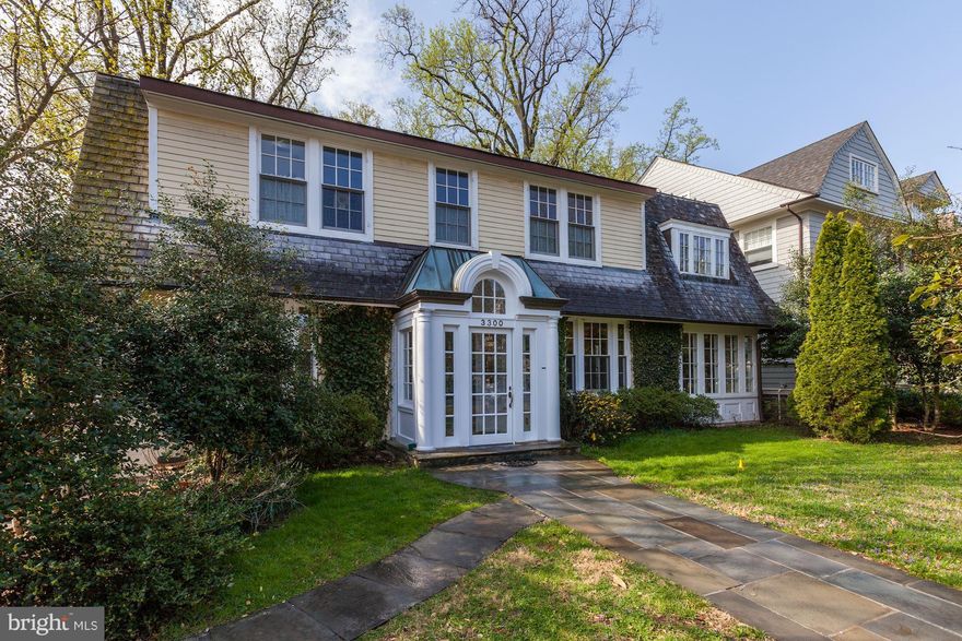 YOUR CLEVELAND PARK DREAM HOUSE AWAITS! Exceptional opportunity to update to your tastes on prime neighborhood block. Enchanting facade & gracious floor plan inside w/ high ceilings, exquisite period details & gorgeous natural light. Grand-scale Living room w/ adjoining Library, elegant Dining room, spacious Kit w/ Fam/Breakfast room. 4 large BRs/4 BAs up. Spectacular DEEP & very private backyard.