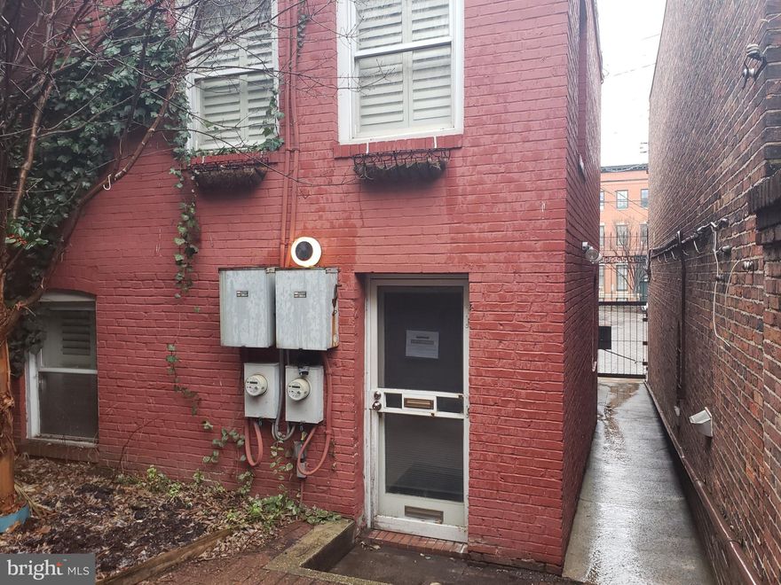 Super rare opportunity to own this 2 level  Carriage House condo smack dab in the middle of Mount Vernon. This 2 bedroom 1 .5 bath is bigger than it looks and it's close to everything. Steps to the Washington Monument and a short drive to 95 or I83. Main level has the half bath , kitchen and the living room. Upper level hosts 2 generous sized bedrooms with plenty of closet space in each and the updated bath. Skylights at the top of the stairs allow for lots of natural light to enter. Needs some work but this place is well worth the time and the effort. Sold 100% as is and the seller will not entertain nor make any repairs. Don't miss out on this rare opportunity.