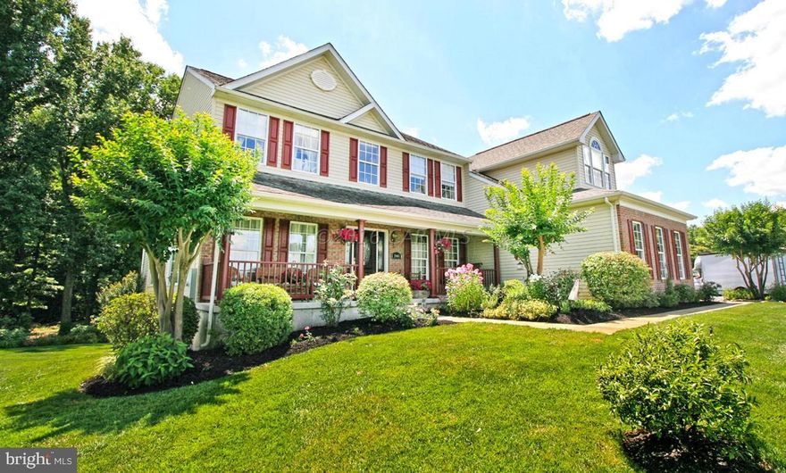 Immaculate 1-Owner home offers 6BR/4.5BA, with over 5000SF of Gracious living space, including finished, walk-out basement. Lushly landscaped 1.75AC culdesac lot, 3-car att'd garage. Hardwood through 1st & 2nd flr. 1st flr BR w/ensuite BA. Formal living rm w/bay windows. Formal Dining. 2-story Great Rm w/gas FP. Kitchen w/corner pantry, breakfast nook. Sunroom leads to decks, patio, inground pool! 2nd floor: Double-doors to the luxe Master Suite: sitting rm w/vaulted ceiling, 3 WI-closets, jetted tub, sep shower, water closet, dbl vanity. 3 add'l BRs, full guest BA. 6th BR, 4th full bath & rec room in finished basement. Expansive decks & patio overlook the private yard, cleared & wooded. Paved drive. Sizes, taxes approx. 1500gal septic approved 5BR, 10 residents.