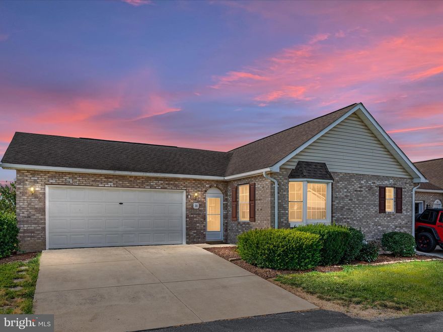 Great one-level rental, perfect for commuters, just minutes from downtown Strasburg, the interstate, restaurants, shops, and more! This 2-bedroom, 2-bathroom condo offers mountain views, a spacious rear deck, and a 2-car garage with built-in shelving. The dining room features a vaulted cathedral ceiling, while the primary bedroom includes a bay window. French doors lead from the main living space to the deck—perfect for relaxing or entertaining!