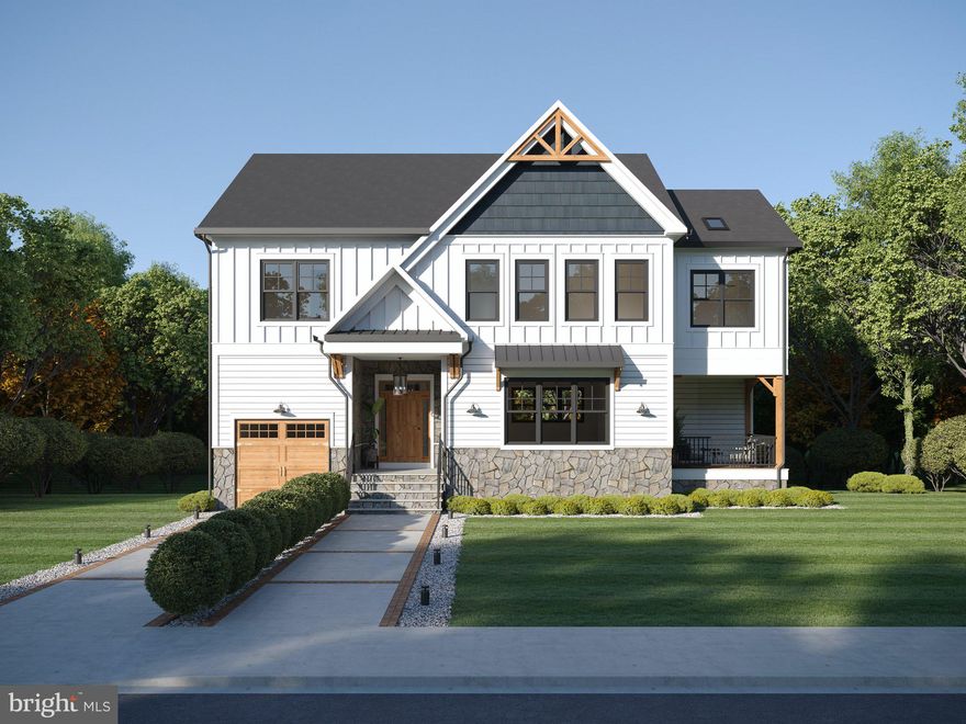 Amazing opportunity to own this brand-new Contemporary Craftsman by Old Creek Homes in Arlington’s sought-after Waverly Hills neighborhood! This home checks off all of the boxes with nearly 5,000 sq ft of finished living space, 6 bedrooms/5 bathrooms, and a thoughtfully designed layout with an open floor plan including high-quality finishes. Custom trim package with shiplap, built-ins, designer trim, etc. throughout the home. Huge kitchen with oversized center island that features a waterfall edge. Dining room off kitchen with wine bar, tile, floating shelves, and upgraded trim. The Family Room is also off the kitchen with not one but two custom built-ins and one with storage! The covered deck off the family room is great for morning coffee, late-night drinks, dinner on a summer night, or watching the kids playing outside. Large closet and built-in shelves off the hallway leading to garage. The full bath on the main level sits just off the private office with great views and out-of-this-world custom-built-ins. Upper level with 4 bedrooms all connected to bathrooms and with their own walk-in closets. Very big laundry room with a sink and cabinets just off the hallway. Primary suite with custom wall and huge bathroom with walk-in shower, soaking tub, and oversized vanity. Lower level with bedroom and full bath to compliment the private gym, full bar with fridge, sink, dishwasher, long bar top for entertainment, and massive rec room. Also, a private theater with surround sound ready for your movie nights. Entire home with a smart home system that is connected to your thermostats, garage, exterior doors, and so much more. Electric car charger in garage and built-in ceiling speakers throughout the home including the covered porch. Centrally located less than a mile from Clarendon/Virginia Square/Ballston with its Metro stops, Shopping, Restaurants, bars, coffee shops, bakeries, nationality-ranked parks, dog parks, and schools nearby/walkable.