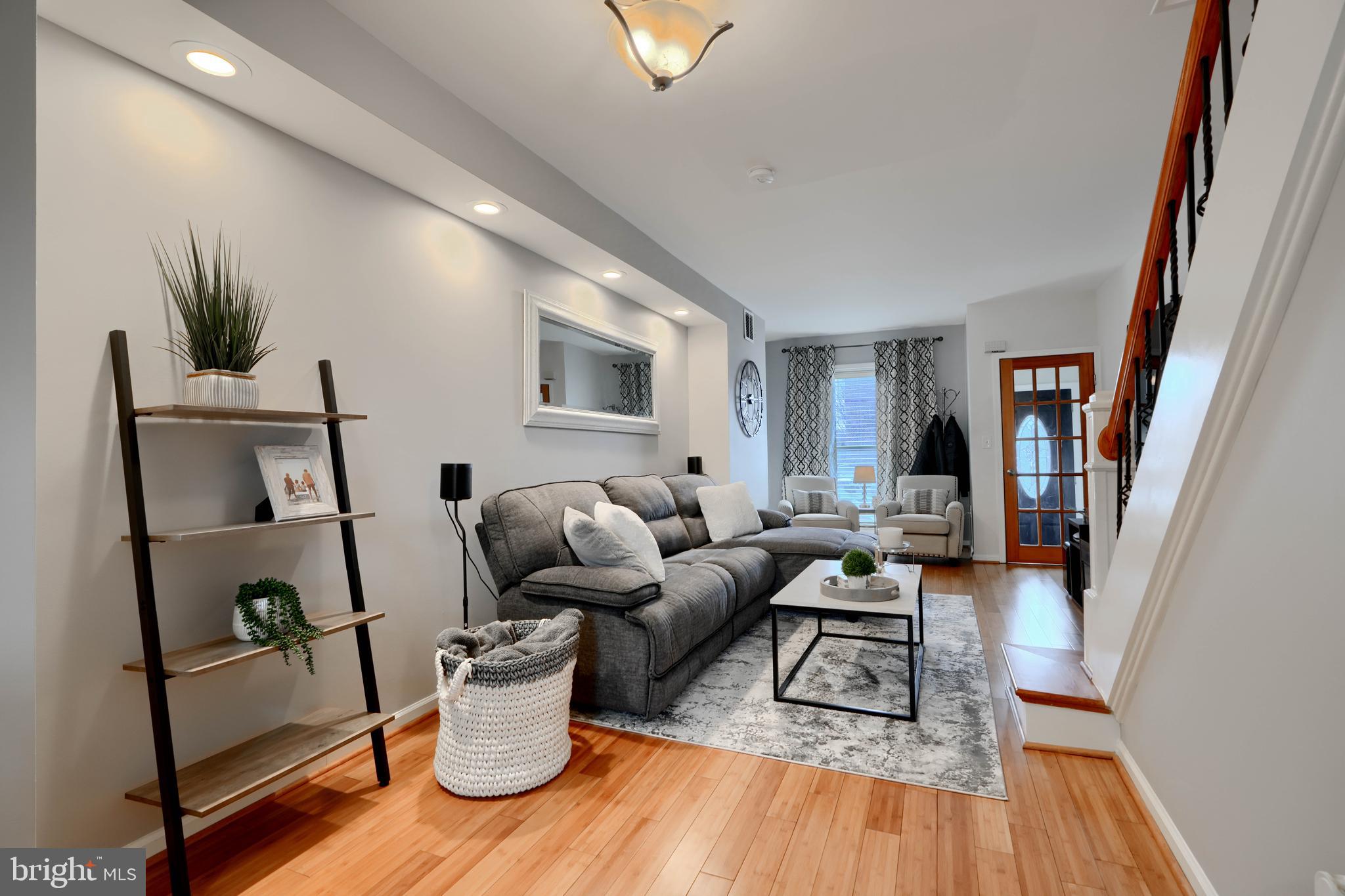 Charming & Updated 2BR/1BA Townhome in Prime Canton Location!
This beautifully renovated home features bamboo flooring throughout, offering warmth and elegance in every room. The spacious, light-filled living area leads to a modern kitchen with sleek stainless steel appliances, granite countertops, and ample cabinet space. Upstairs, two generous bedrooms provide comfort and versatility. The unfinished basement offers endless potential for storage or future expansion. A private parking pad in the rear completes this gem. Conveniently located near shops, dining, and major commuter routes - don't miss this fantastic opportunity!