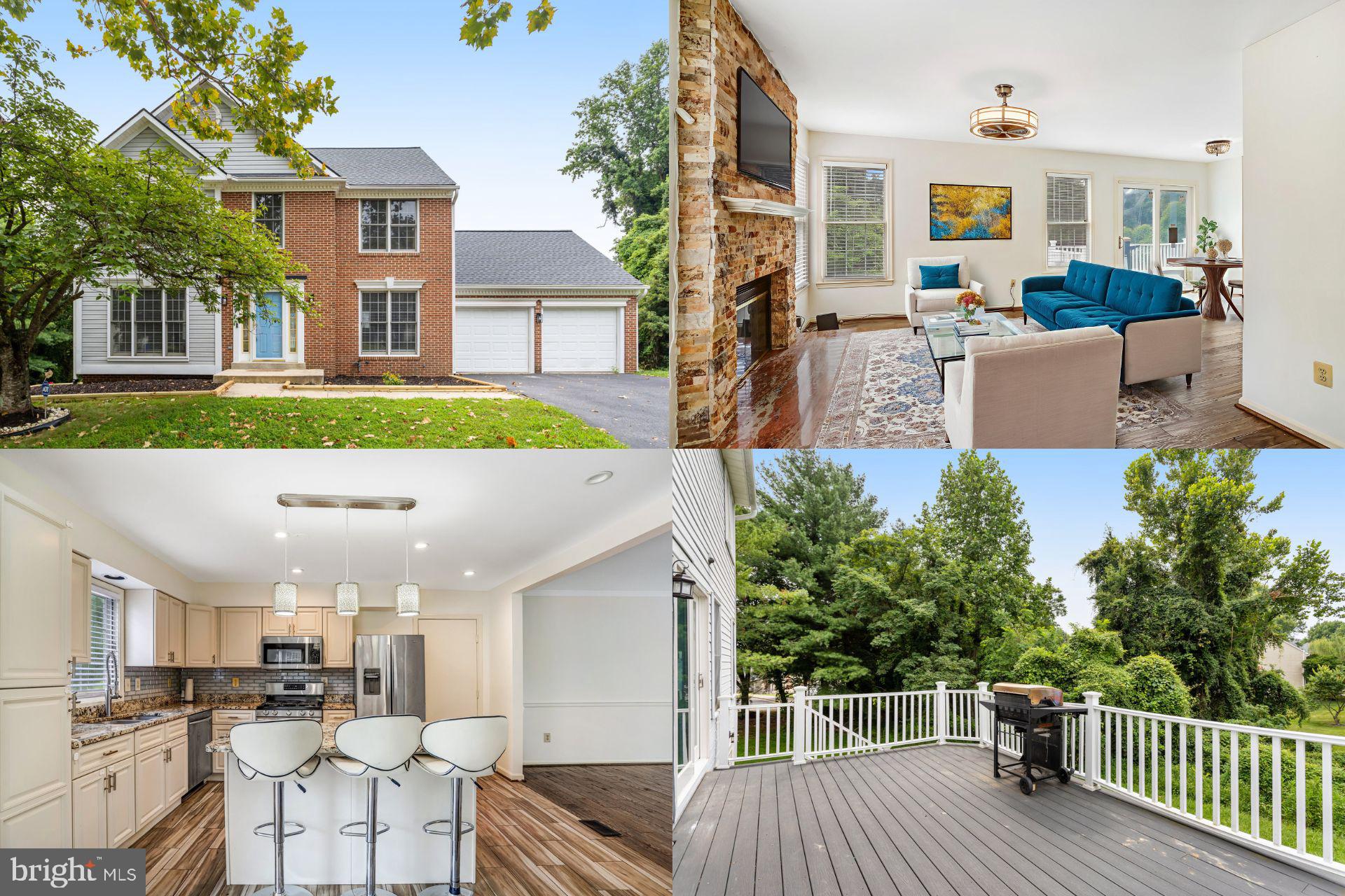 Beautifully maintained residence located in one of Bowie's most desirable communities. This spacious home offers the perfect combination of comfort, functionality, and lifestyle, beginning with its charming curb appeal and an attached garage that provides both convenience and storage. Step inside to find a warm and inviting interior featuring a cozy fireplace in the living area—perfect for gatherings or quiet evenings at home. The main level includes a thoughtfully designed layout with an open dining space and a bright breakfast area, ideal for casual meals or morning coffee with views of the backyard. Step out onto the expansive deck that overlooks a private yard—an excellent setting for outdoor dining, entertaining, or simply enjoying a peaceful afternoon. The home also features a fully finished basement, providing versatile space for a home office, recreation room, fitness area, or guest accommodations. Upstairs, you'll find comfortable bedrooms with generous closet space and natural light. Located in a vibrant community with access to a well-maintained community pool, residents enjoy a range of amenities and a welcoming neighborhood environment. Conveniently situated near major commuter routes, shopping centers, restaurants, and parks, this home offers everything you need and more. Don’t miss this opportunity to own a truly exceptional property in the heart of Bowie!