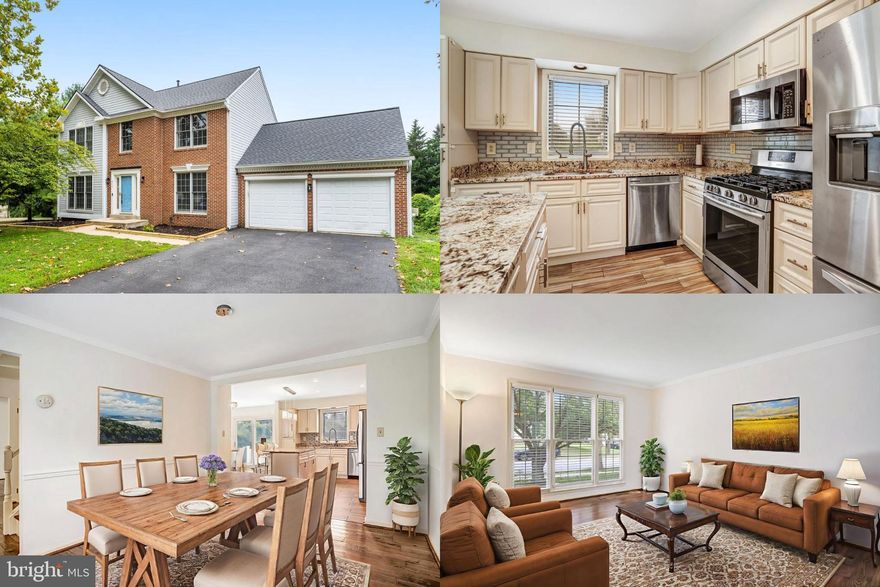 This spacious home offers the perfect combination of comfort, functionality, and lifestyle, beginning with its charming curb appeal and an attached garage that provides both convenience and storage. Step inside to find a warm and inviting interior featuring a cozy fireplace in the living area—perfect for gatherings or quiet evenings at home. The main level includes a thoughtfully designed layout with an open dining space and a bright breakfast area, ideal for casual meals or morning coffee with views of the backyard. Step out onto the expansive deck that overlooks a private yard backing to woods—an excellent setting for outdoor dining, entertaining, or simply enjoying a peaceful afternoon. The home also features a fully finished basement, providing versatile space for a home office, recreation room, fitness area, or in law suite. Upstairs, you'll find comfortable bedrooms with generous closet space and natural light. Located in a vibrant community with easy access to the community pool, residents enjoy a range of amenities and a welcoming neighborhood environment. Conveniently situated near major commuter routes, shopping centers, restaurants, and parks, this home offers everything you need and more. Don’t miss this opportunity to own a truly exceptional property in the heart of Bowie!