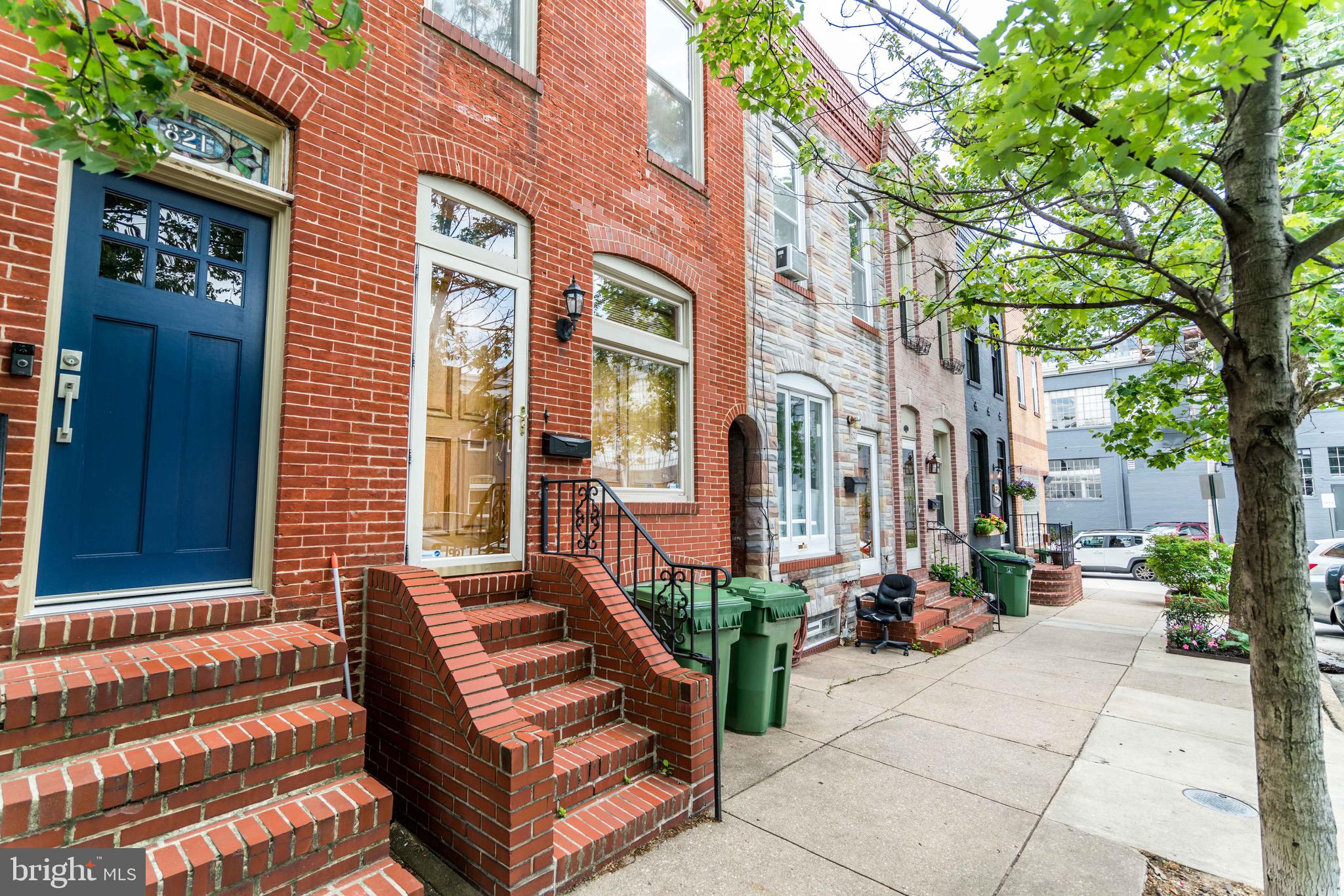 BANK APPROVED SHORT SALE AT 135K can close in 30 days if contract accepted in the next few days. DON'T WAIT. AS-IS but in great shape. - inquire for details. This home has been lovingly cared for by the same owners over many years and it shows. Stunning brick exterior on quiet, tree-lined street, hardwood floors on the main level, huge light-filled windows and 2 bedrooms upstairs (deck off of smaller room) other bedroom is a walk-thru, can easily be made into huge master suite. ONLY Bathroom is on MAIN LEVEL off of kitchen. Basement is good for storage, small area in back - could be a nice yard. Location is EXCELLENT - steps away from Can Company, Water, Canton Square and more. TONS of easy street parking. Please call today to schedule a tour and get more information! SUBJECT TO 3RD PARTY APPROVAL.