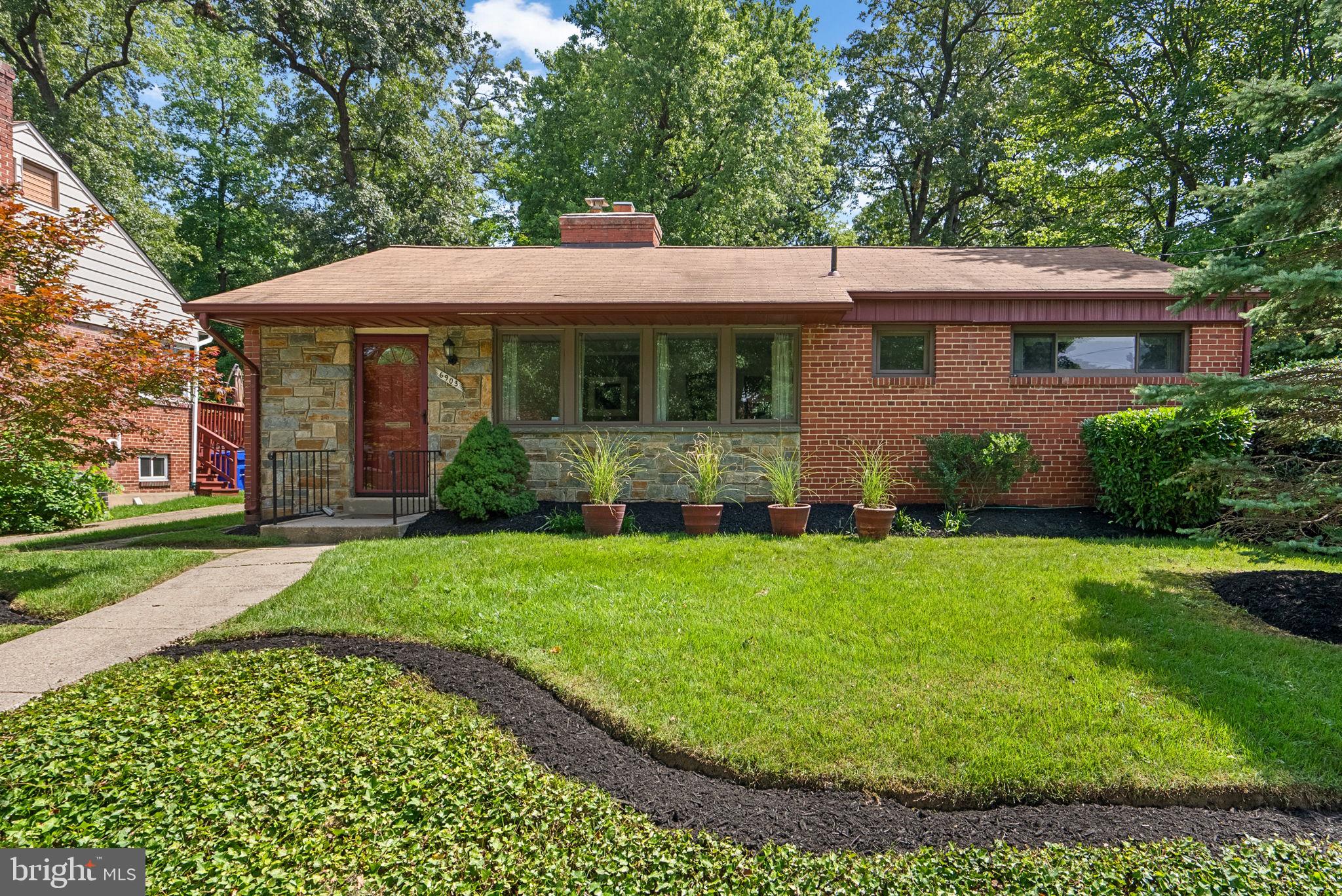 Charming Rambler in the Heart of University Park. This beautifully maintained three-bedroom, two-bathroom rambler is a true gem, offering seamless one-level living with a touch of elegance and modern charm. The highlight of this home is the spectacular family room addition, featuring soaring vaulted ceilings, a cozy gas fireplace, and a unique loft bedroom area that adds character and versatility. Step into the sun-drenched open living and dining room, where gleaming hardwood floors and a classic wood-burning fireplace create a warm and inviting atmosphere. The well-sized kitchen, conveniently located just off the main space, is perfect for preparing meals and entertaining guests. A separate laundry area adds to the home's practicality. Down the hallway, you'll find two comfortable bedrooms and a full hall bath. The thoughtfully placed office nook is ideal for remote work or study, while the breathtaking, fully renovated modern bathroom offers a spa-like retreat.
Highlights include:
Engineered hardwood floors in the rear family room
Vaulted ceilings and a loft-style bedroom
Two fireplaces—one wood-burning, one gas
Updated windows, freshly painted interiors, and a renovated second bath
Expansive backyard perfect for entertaining, gardening, or relaxing
Prime Location:
Nestled in the heart of University Park, this home is just minutes away from Whole Foods, Trader Joe’s, the University of Maryland, Metro, the Purple Line, and an array of dining and shopping options. Enjoy the perfect blend of suburban tranquility and urban convenience. Don’t miss your chance to own this exceptional home. Schedule your private tour today and experience the perfect combination of comfort, charm, and convenience. Your dream home awaits!