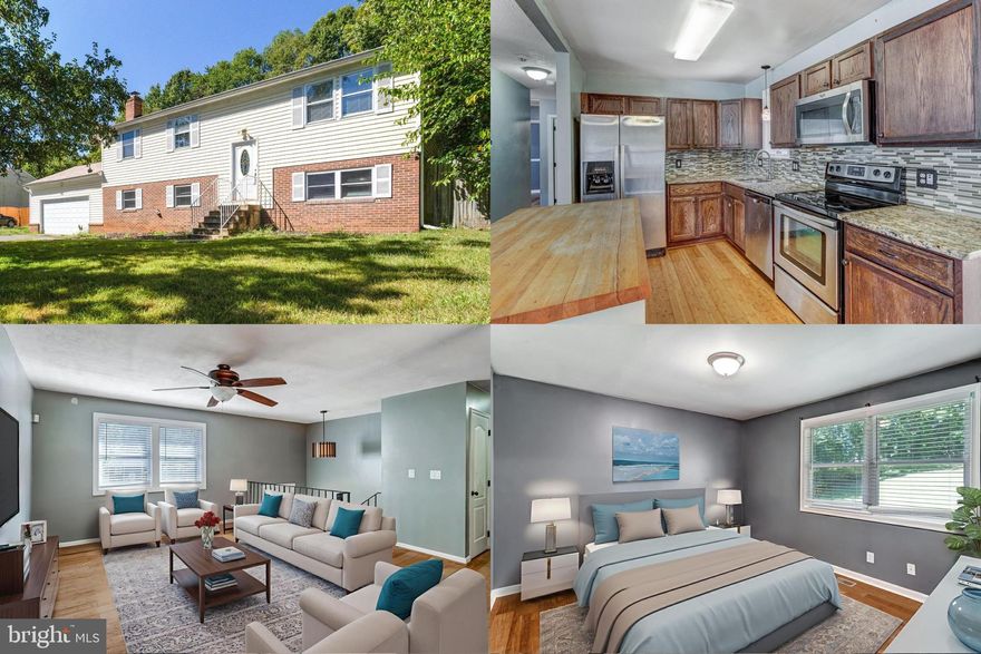 Welcome to 95 Vista Woods Rd — a solid, spacious 4-bedroom, 2-bathroom home located in the sought-after Vista Woods community of Stafford. Set on over half an acre with a fenced backyard and mature trees, this property offers privacy, potential, and convenience all in one. Priced below market, this home presents a rare opportunity for buyers seeking value and equity. 2020 renovations: primary  bedroom bathroom & kitchen  renovated,  new flooring in the upstairs bedrooms, New roof and HVAC system (2020).
Well-maintained and offers the perfect foundation to personalize and modernize to your taste. Located just minutes from schools, shopping, dining, and commuter routes, including I-95 and Route 610 — this is an ideal home for Northern Virginia commuters, military personnel stationed at Quantico, or anyone seeking space and value in a prime location.

Accepting Back up Offers