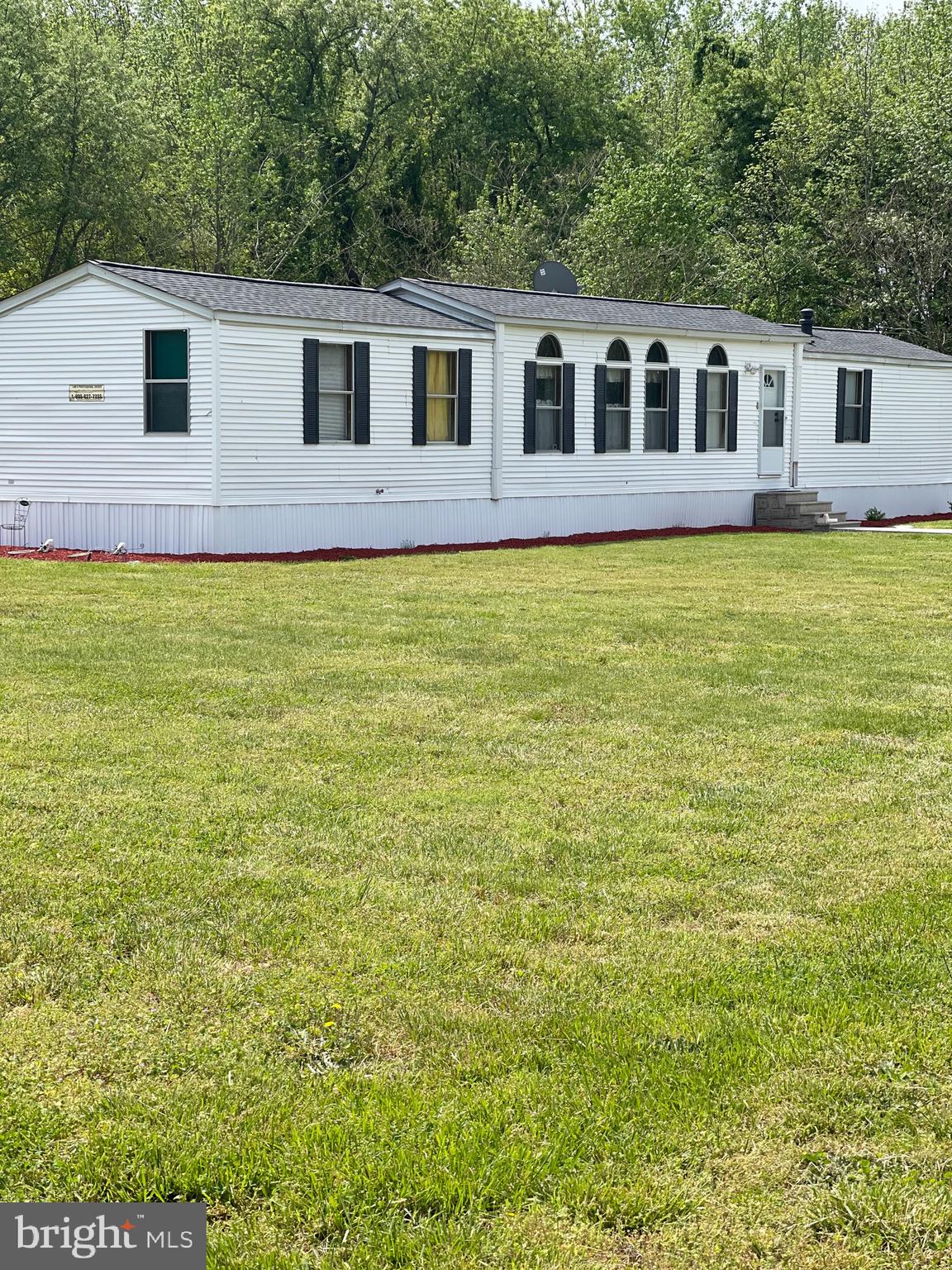 Not on a permanent foundation.
Extended single wide trailer.