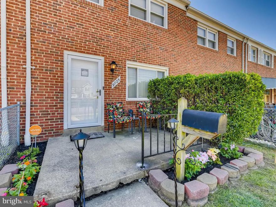 What a nice townhouse located in Middle River with conveniences to EVERYTHING from shopping, marinas, hardware stores, and restaurants in just walking distance. Not many townhomes in the area that offer the parking for potential buyers that are car enthusiasts. From the on- street parking  on both sides of the street to the concrete  parking pad in the rear of the home, this one has got you covered. The main level boasts a large open living room/dining room combo with newer laminate hard wood floors through-out. Updated kitchen with glass tile backsplash and updated appliances. Large dining area open to the living rom with plenty of natural sunlight. The upper level offers 3 nice bedrooms and a hall bath at the top of the stairs. New laminate wood flooring has just been installed in the upper level.The lower level recreation room is perfect for a man cave, home theatre, or even a small bar. The laundry area and storage room offer ample space for storage and an additional bath. There is an outside entry door that leads to the fenced back yard and steps down to your parking pad.  Well, what are you waiting for?