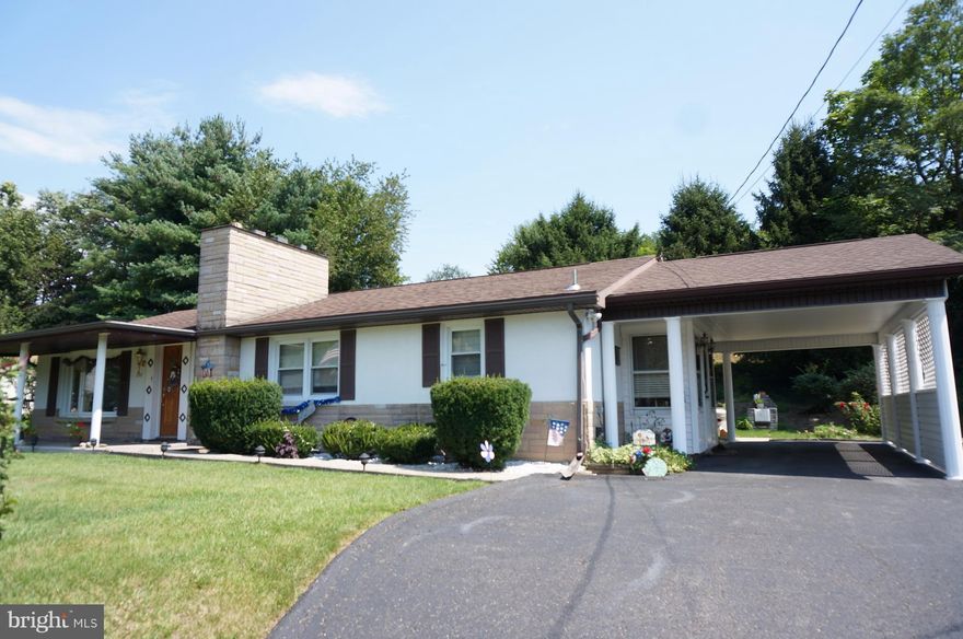 Well Maintained 3 BR 1 Bath Rancher, Frt Porch,Enclosed Side Entry,Updated Front & Side Doors,Replacement Windows,Remodeled Eat-In Kitchen W/Island- Beautiful Cabinets,Lrg LR W/FP, HW Flrs Main Level,Huge Sun/Rm-Enclosed Porch Protects Previous Outside Bsmt Exit/Entry,Bsmt Has 2 Finished Rms & Large Unfinished Utility/Storage Rm,Small Crawl Space, Carport,Landscaped Lot, Sold-As Is-Settle Estate