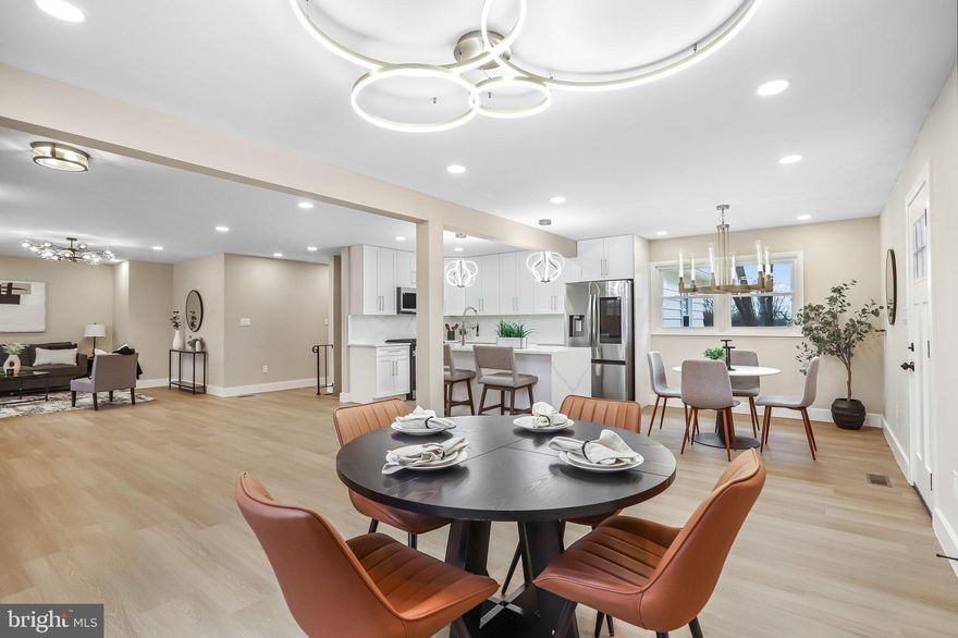 Welcome home to this beautifully renovated property featuring luxury upgrades and stylish finishes throughout. Updated from top to bottom with a brand new roof, HVAC, water heater, and windows, this move-in-ready home offers peace of mind along with modern design and comfortable, functional living spaces.
The heart of the home is a stunning open-concept kitchen, complete with an oversized island, upgraded fixtures, and sleek appliances, perfect for both everyday living and entertaining. The seamless flow between the kitchen, dining area, and living room creates a bright, airy main level ideal for gatherings.
The main level offers 3 spacious bedrooms and 2 full bathrooms, including a beautifully updated primary suite. This private retreat features dual vanities, a soaking tub, and a custom-tiled walk-in shower with a spa-like feel.
Curb appeal shines with a charming covered front porch and elegant double-door entry that make a memorable first impression.
The fully finished walk-up lower level provides incredible additional living space, including a 4th bedroom, a versatile bonus room (NTC 5th bedroom w/ closet) ideal for a home office, gym, or guest space, a 3rd full bathroom, as well as a large recreation room anchored by a modern fireplace, perfect for cozy nights or hosting friends and family.
Step outside to enjoy the large, flat, fenced backyard, an ideal setting for entertaining, play, pets, or simply relaxing outdoors.
With high-end updates, major system replacements, and flexible living space throughout, this home is truly turnkey and ready for its new owners to move right in and enjoy.