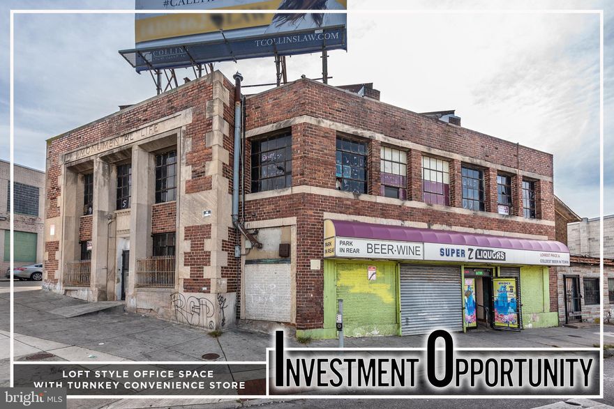 TONS OF POSSIBILITIES WITH THIS 5,500+ SQ. FT. BUILDING IN A HIGHLY VISIBLE LOCATION!  Property is currently vacant with the exception of a liquor store which will be vacating at the end of their lease at the end of December.  Their liquor license is not included with the sale.  Possible ideal uses include retail, medical clinic, church, office space, or dispensary.  Property is sold As-Is!