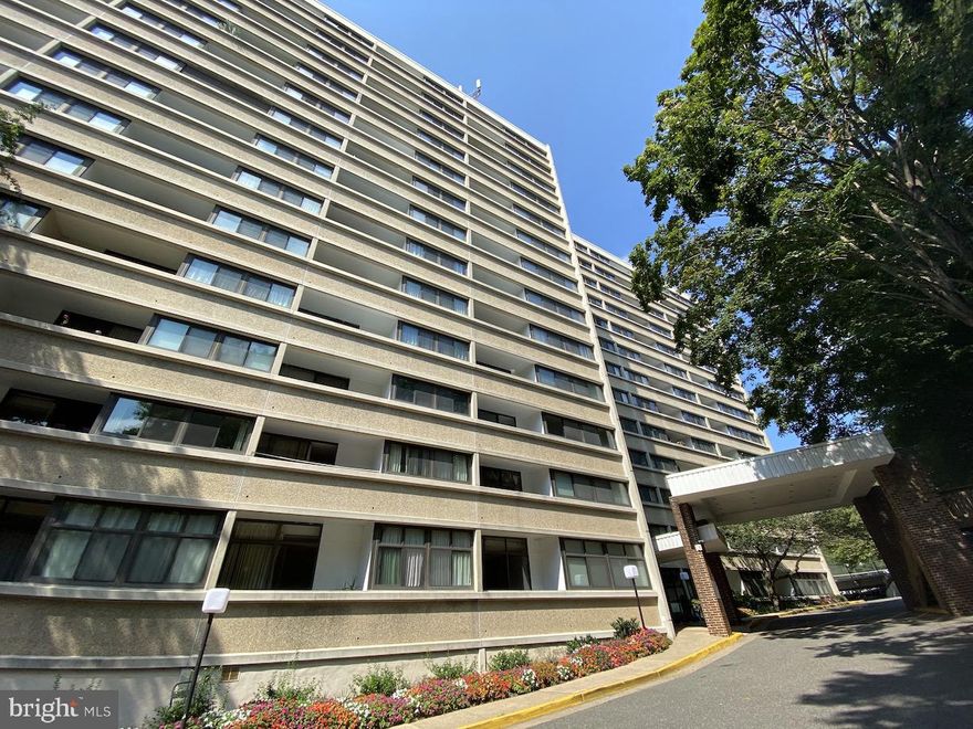 LOCATION, LOCATION, LOCATION!!! Spacious corner unit, 2 bedroom, 2 full bathroom, hard wood floors through out. Spacious open living/dining room combination with balcony.  Full sized washer and dryer. 1 parking spot and all utilities included (excluding plug-ins). Amenities include: Fitness center, pool, tennis and basketball court, community meeting room, sauna, dog-run, 24hour front desk. Pets case by case.  Close to Metro, bus stop & express to pentagon. shopping close by, easy access to I-95.  Interested applicants will be asked to complete a background check for the application, applicants need to have a credit score 650 or more to qualify.