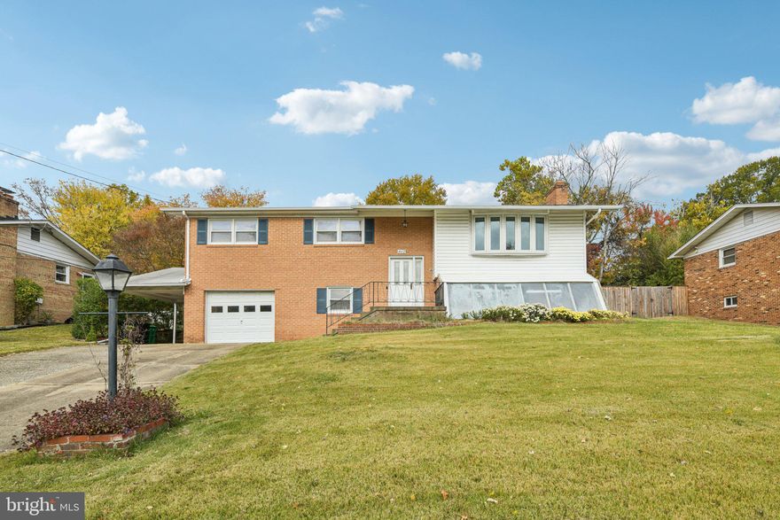 OFFER DEADLINE 11/12/2025 at 6pm. Excellent opportunity! Estate sale! Property has had one owner since it was built and has stood the test of time. All brick traditional split foyer with 3 BRs and 2FB on the upper level, 1 BR and 1FB on the lower level. 2 living areas, dining room with exit to rear deck/fully fenced back yard, enclosed kitchen, 1 car garage PLUS covered carport and a very cool feature, a greenhouse bump out. The home will be sold strictly as-is, no exceptions. Any inspections and due diligence are to be completed at buyer's expense. Prefer cash or renovation loans but if alternate financing is to be obtained, lender required repairs would be at the expense of the buyer and only if approved by the estate reps. AS-IS addendum is required to be part of any offer.  Excellent flip or owner occupant that wants immediate equity with any improvements they make!