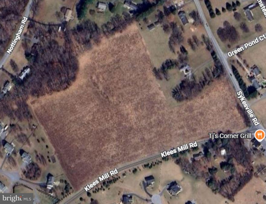 Welcome to Klees Mill Road, a beautiful and level 15.13 acre parcel situated conveniently at the corner of Klees Mill Road and Sykesville Road in Westminster, MD.  This expansive property is currently in the process of subdivision, with the potential for seven individual lots, each to be the foundation for a future detached single family home - a rare find in this desirable location.  With well and septic underway, this land offers a unique opportunity for builders, investors, or anyone looking to create a small subdivision or private estate setting.  The property's open, level topography makes building straightforward and cost-effective, while the no-HOA setting provides freedom and flexibility in design and use.  Located in sought-after Carroll County, you'll enjoy the best of both worlds - peaceful, rural surroundings with convenient access to nearby amenities, commuter routes, and charming downtown Sykesville.  Whether you're envisioning a small community or your own private compound, this property delivers exceptional potential and value.