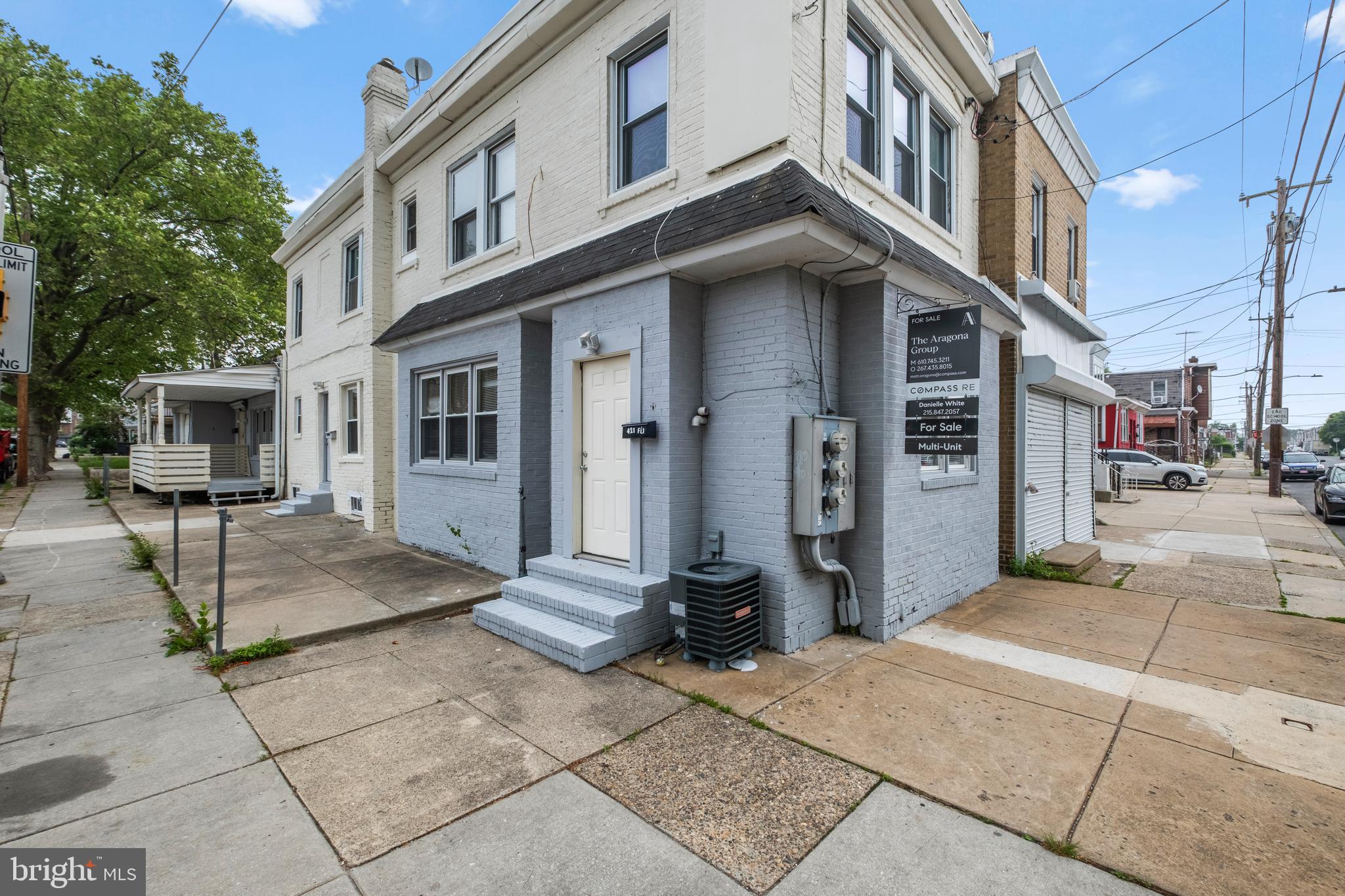Welcome to 421 W Grange Ave, a beautifully maintained multi-family property in a vibrant section of Olney. This property offers attractive modern renovations with solid investment potential. Making it a fantastic income opportunity or a spacious residence for extended families.
This legal duplex has a total of 3 renovated apartments with potential to legitimize the basement unit. For year-round comfort, they are both equipped with central heating and cooling. The ground floor unit is newly remodeled with 3 beds and 1.5 baths all stylishly updated. The chic kitchen offers a gas range, stainless fridge, built in microwave and loads of cabinet space. With huge open concept living/dining space flooded with natural light and air flow via multiple windows and ceiling fan. The three bedrooms are all nicely sized with the back bedroom having a designated half bath. The 2nd floor unit has 2 beds and 1 bath and is currently rented through January 2026. Both units provide ample space for comfortable living with notably contemporary designed finishes and fixtures.
The property also boasts a fully renovated basement apartment, offering additional income potential. Parking is a breeze with a large garage with roll down door and private parking space. Plus large concreate slab at the back of the property with finishing potential. This property hosts solid income, future profitability and appreciation.
Located steps from the thriving commercial corridor on North 5th Street. Multiple walkable amenities like shopping and restaurants galore. A two block walk to Fisher Park's basketball and tennis courts, playground and picnic areas.
This modernized multi-family gem is a rare find. Whether you're looking for a comfortable home or a smart investment, this property offers ample possibilities. Don't miss out on the opportunity to own this exceptional residence in a thriving community.