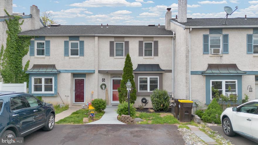 Enjoy the convenience of this well-maintained 3-bedroom, 1.5-bath interior townhome, ideally located on a quiet cul-de-sac with an exceptionally low HOA fee.
Enter through the foyer featuring a barn-door closet, powder room, and a comfortable family room with a wood-burning fireplace. The main level flows into the dining area and kitchen, complete with granite countertops, tile backsplash, pantry, electric range, dishwasher, microwave, and disposal. A bright breakfast area with a stylish beadboard half wall and sliding glass doors leads to a spacious rear deck—perfect for relaxing or entertaining.
Upstairs, the primary bedroom offers direct access to the Jack & Jill bath, which features a cathedral ceiling, skylight, and separate vanity area. Two additional bedrooms, each with ceiling fans, complete the upper level.
The lower level includes a partially finished recreation room with sliding doors to the outside, along with a dedicated laundry area.
Additional highlights include new hardwood flooring in the entrance hall, family room, and powder room, two private parking spaces directly in front of the home, and a low annual HOA fee of just $108.
Conveniently located with easy access to major roadways, shopping, dining, and recreational amenities, this home offers both comfort and value.