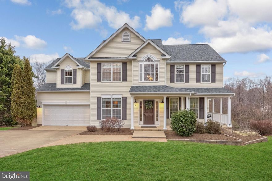 Welcome to your serene retreat at 8439 Den Cir – a beautifully maintained Colonial-style single-family home nestled on a peaceful 2.28-acre lot in the highly desirable community of Fox Run in King George, VA. Priced at $675,000, this spacious residence offers approximately 3,900 sq ft of total living space (including a finished basement), providing ample room for comfortable living and entertaining.


Built in 2003, this two-story gem features 4 generous bedrooms and 3.5 bathrooms, blending classic charm with modern functionality. Step inside to discover an open floor plan highlighted by hardwood floors, ceramic tile, and plush carpeting throughout. The main level boasts a formal dining room, a bright breakfast area, recessed lighting, chair railings, and a cozy gas fireplace perfect for gatherings. The well-equipped kitchen includes upgraded countertops, a pantry, built-in microwave, dishwasher, refrigerator, stove, and all essential appliances.

The upper level hosts a luxurious primary suite with a soaking tub, separate shower, dual vanities, and walk-in closets, along with additional spacious bedrooms. A finished walkout basement adds valuable living space – ideal for a home theater, recreation room, gym, or guest suite – with 1,352 sq ft below grade and easy outdoor access.


Outside, enjoy the tranquility of your expansive lot. Relax on the deck, patio, or porch while taking in the park-like surroundings. The home includes a two-car attached garage (with opener) plus additional driveway parking for up to four vehicles total. Utilities are efficient with central air and heat (electric), private well, and on-site septic.


Conveniently located in desirable King George County, this property offers easy access to Routes 3 and 206, proximity to the Rappahannock and Potomac Rivers, and a slower-paced, community-oriented lifestyle. Whether you're seeking privacy, space for hobbies, or room to grow, this home delivers it all.

Don't miss this rare opportunity!