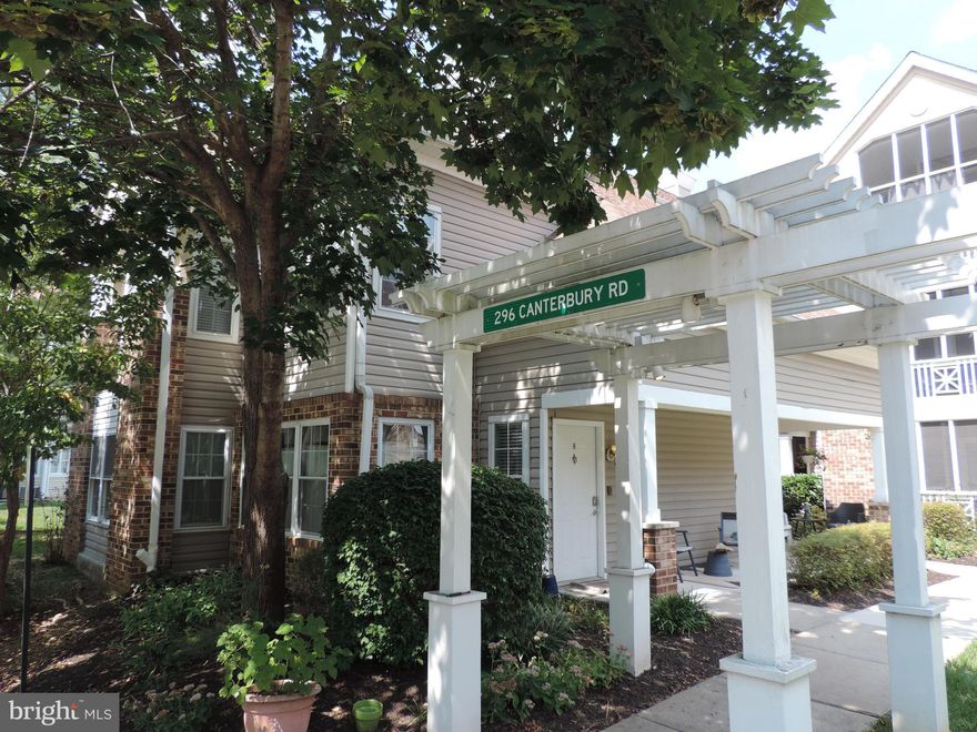 Rarely available penthouse condo in English Country Manor! The largest floorplan and the only unit with a storage area! Ground level entry with courtyard porch. Updated kitchen with stainless steel appliances and granite counter tops. Spacious living area, sunken sunroom/office, dinning room overlooking courtyard.  Large bedrooms. Primary bedroom with walk in closet and private bath. Updated bathrooms with walk in shower. Great community amenities including a gym, pool, park-like setting with community clock tower gazebo overlooking pond fountains. Located in the heart of Bel Air