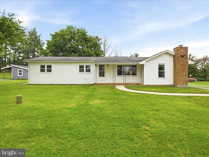 Need more space without stretching your budget?

This rancher sits on over half an acre and offers a setup that’s getting harder to find at this price point.

Inside, you’ll find both a living room and separate family room, giving you extra space to spread out, work from home, entertain, or simply enjoy everyday living more comfortably. The brick fireplace adds warmth and character, and the single-level layout offers convenient day-to-day living.

Outside, the large yard offers plenty of room for pets, gardening, gatherings, or hobbies. The detached 2-car garage and storage shed provide valuable extra storage and workspace.

Enjoy a quieter setting while still being conveniently close to everyday essentials including Walmart, ALDI, MARTIN’S, Valley Mall, restaurants, coffee shops, and shopping throughout Hagerstown. If you’ve been looking for more outdoor space, functionality, and value in one property, this home is worth seeing in person.