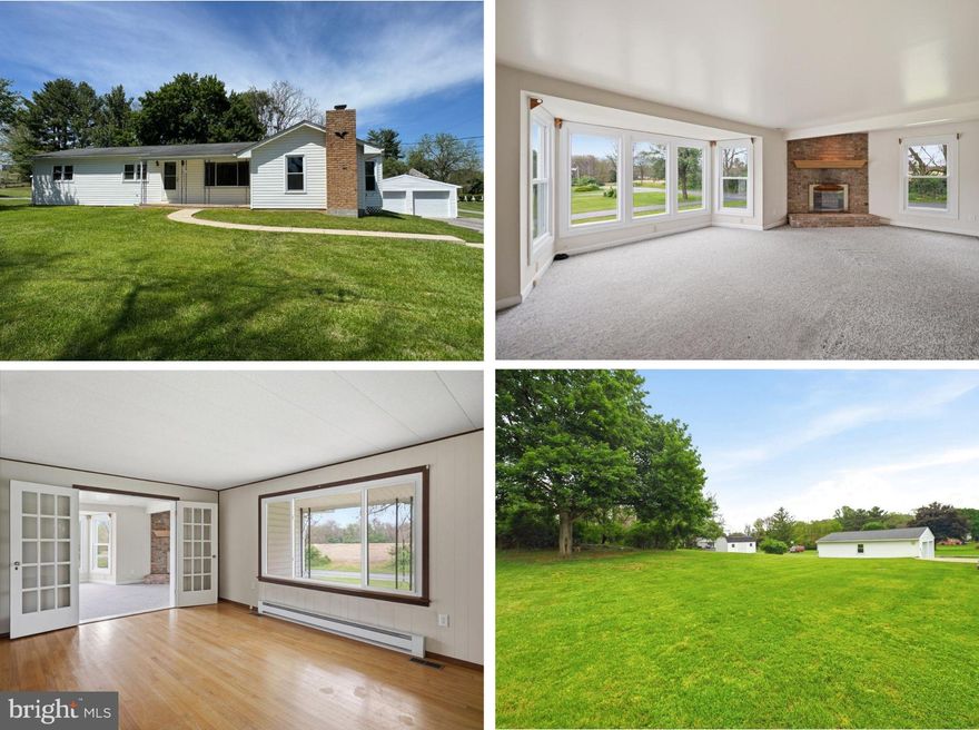 Need more space without stretching your budget?

This rancher sits on over half an acre and offers a setup that’s getting harder to find at this price point.

Inside, you’ll find both a living room and separate family room, giving you extra space to spread out, work from home, entertain, or simply enjoy everyday living more comfortably. The brick fireplace adds warmth and character, and the single-level layout offers convenient day-to-day living.

Outside, the large yard offers plenty of room for pets, gardening, gatherings, or hobbies. The detached 2-car garage and storage shed provide valuable extra storage and workspace.

Enjoy a quieter setting while still being conveniently close to everyday essentials including Walmart, ALDI, MARTIN’S, Valley Mall, restaurants, coffee shops, and shopping throughout Hagerstown. If you’ve been looking for more outdoor space, functionality, and value in one property, this home is worth seeing in person.