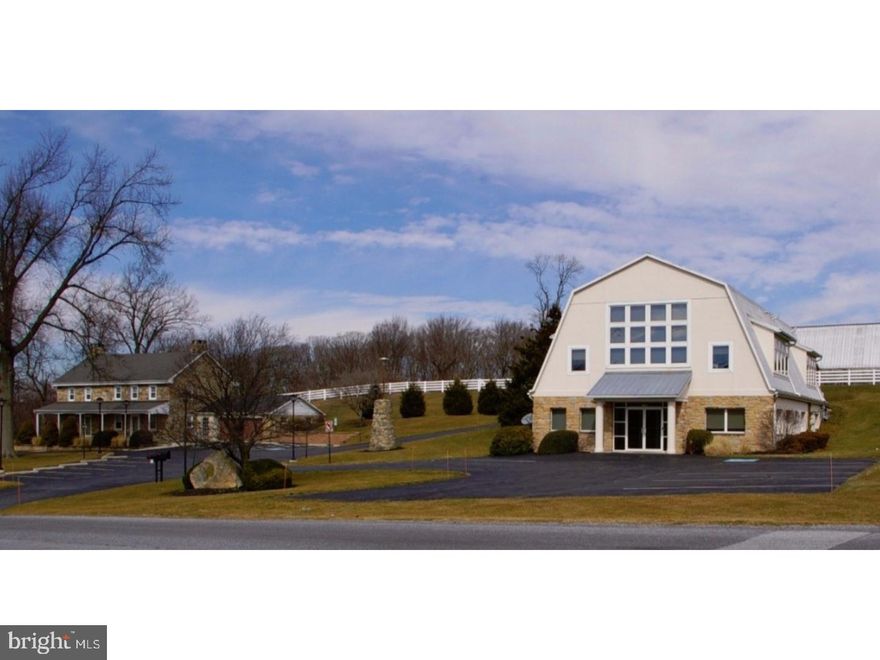 Office complex consists of early 1900's farmhouse, barn and storage building.  Totally renovated in 2010 with 8,242 square feet of office space plus storage building.  39 parking spaces with net income in excess of $100,000 annually.  Call agents for specific details.