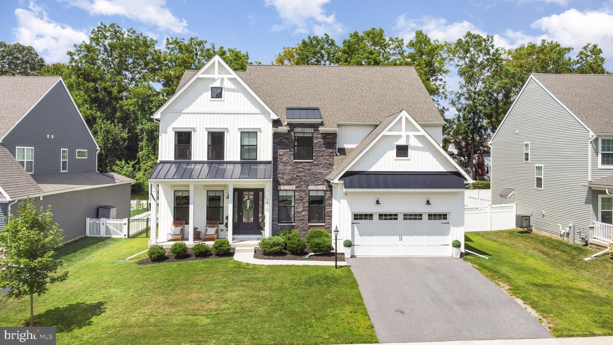 This contemporary style home looks like it was pulled right out of a designer magazine! When the owners built this with Keystone Custom Homes, they took advantage of all the upgrades and continued to customize from there. Adding more windows, increasing the size of the windows, customizing arched openings to areas, custom niches, oversized quartz island measuring over 9' long and 5' wide, Â custom plaster hood over the gas range, timeless 8" white oak flooring throughout all main areas and bedrooms, 10' ceilings on the main level, vaulted ceiling with wood beams in the family room, 8' doorframes, built-ins, custom selected tile in bathrooms, laundry and mudroom. The list goes on! A first-floor bedroom currently being used as a playroom allows flexibility for your own needs. The main level floorplan includes a kitchen, family room, formal living room, dining room, butler's pantry, mud room, bedroom/flex room, and powder room. The second floor features a bright and open primary bedroom, attached primary bathroom with a soaking tub and separate shower, dual vanity, water closet and passthrough to your large walk-in closet finished with a closet system. There are three other bedrooms on the second floor all with walk-in closets and a hall bathroom to share. The basement is ready for you to make it your own, with 9' ceilings, a full bathroom rough-in, an egress window to allow an additional bedroom - hello home equity! Don't miss your opportunity to see this home before it's gone! Contact the listing agent for additional details. Showings begin Thursday 8/14, an open house will be held on Saturday 8/16 12:00-2:00. Photos will be uploaded Wednesday.