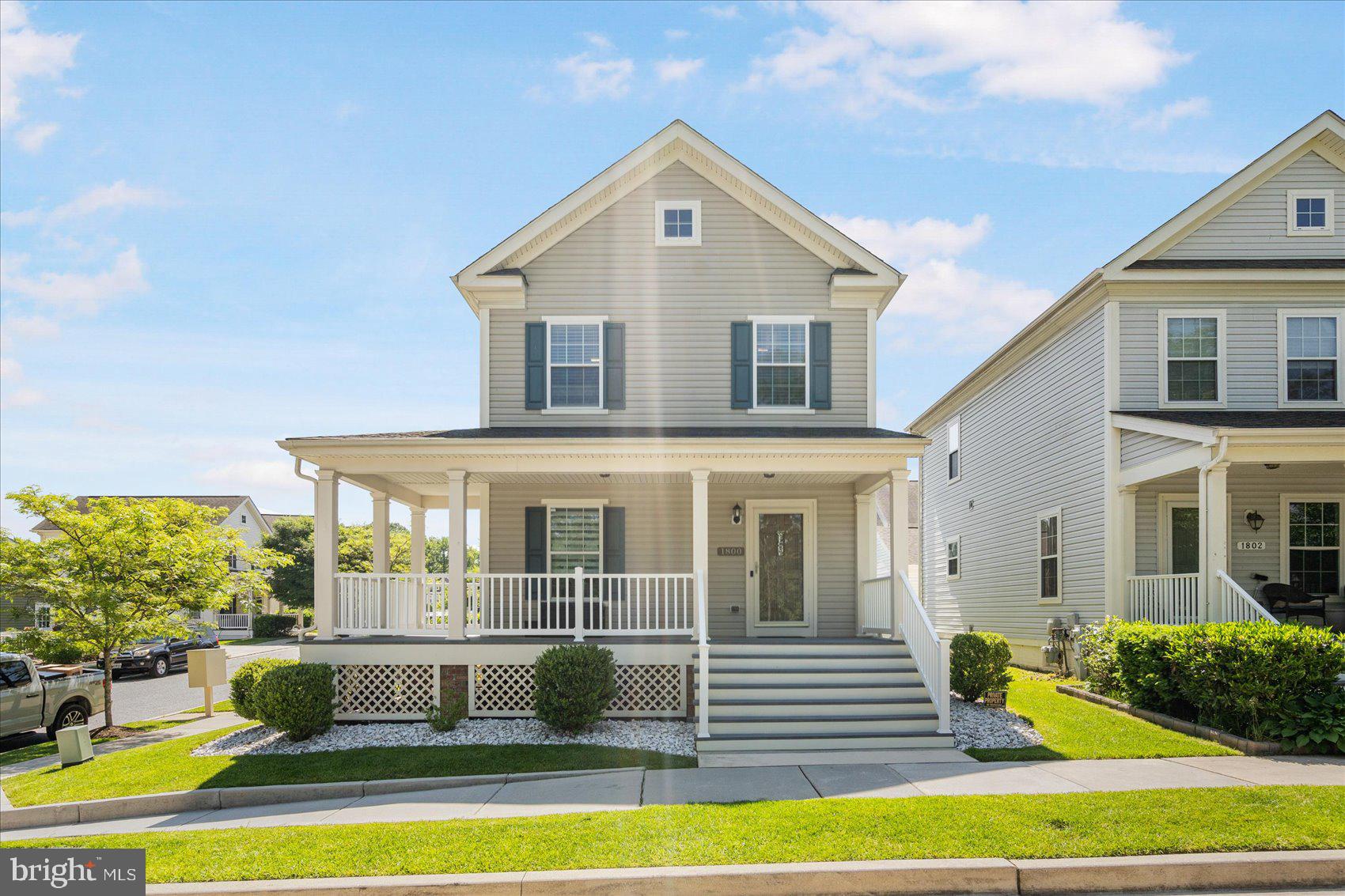 Welcome to your dream home in the Renaissance Square neighborhood! This charming single-family house offers a perfect blend of modern comfort and classic appeal. Step onto the covered front porch, which gracefully wraps around to the side, offering a delightful spot to unwind and enjoy the neighborhood ambiance. Inside, you'll find a meticulously maintained interior with 4 bedrooms and 3 1/2 baths, providing plenty of room for families of all sizes. The main level offers an open living room that seamlessly flows into the dining room and chef’s kitchen, creating a spacious and inviting atmosphere for both everyday living and entertaining guests. The finished basement includes a bedroom with an egress window and a full bath- perfect for guests or as a private retreat! Recent upgrades include new flooring throughout the main level, adding a fresh, contemporary feel to the living spaces. Outside you will find a detached 2-car garage with electric, ensuring convenience and ample storage space. An inviting outdoor patio area awaits, ideal for entertaining guests or simply relaxing under the open sky. Located for ultimate convenience, this home offers easy access to shopping and dining, making every day errands a breeze. Don’t miss out on this opportunity to own this beautiful home in the sought-after Renaissance Square. Schedule your showing today and experience the charm and comfort it has to offer!