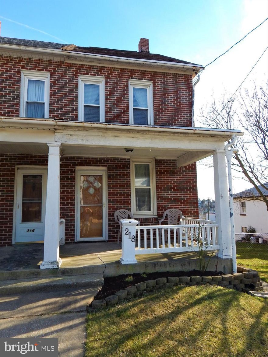 Solid, brick, semi-detached home in Red Lion Schools. Great starter home. Some updating and maintenance needed. Off street parking. Hardwood floors. Fenced yard. Covered front porch.