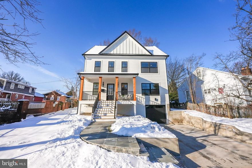 ***Offer deadline - 12:00 noon TUESDAY, Jan 14th***
Discover a newly expanded 4 level gem, where exceptional design and artisanship shine on a beautiful lot and walking distance to Ballston Quarter. With over 3,700 square feet of luxurious living space, this home features elegant Hardie Plank siding ,black exterior trim Andersen windows throughout, and a charming metal roof over the expansive White Oak TimberTech front porch. Inside, enjoy six spacious bedrooms, each with en suite bathrooms, newly installed 8inch white oak floors throughout, a modern gas fireplace, and a fully finished walk-out basement with a wet bar. The gourmet kitchen is a chef’s dream, boasting designer cabinetry, quartz countertops, and high-end Thor stainless steel appliances. Benefit from superior energy efficiency with comprehensive insulation, Low-E windows, dual zoned HVAC, High efficiency 75 gallon gas water heater, and durable 30 year architectural shingle. Situated in the desirable Bluemont neighborhood and sought after schools, this home offers the ideal blend of suburban charm and urban convenience, with walkable access to the Ballston Metro, parks, dining, and shopping at Ballston Quarter. Experience unparalleled comfort and community living in this exceptional home.