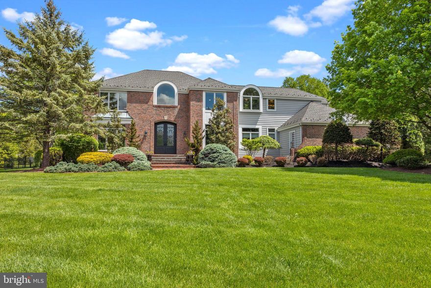 Close your eyes and dream about living in the perfect house that has everything you can imagine. Now open your eyes. Welcome to 28 Bayshore Dr located in the desirable community of Hidden Lake Estates in beautiful Newtown, PA. This spectacular 4/5 bedroom 5.5 bath home shows like a model home.  As you enter through the decorative metal and leaded glass front door you are greeted with charm and elegance. The gourmet culinary kitchen with quartz countertops and stainless steel appliances looks out to the magnificent backyard. The main floor also offers a wonderful living room, elegant dining room, study with built-ins, inviting family room with gas fireplace, plantation shutters and French door to patio with motorized awning. Powder room, back staircase and laundry complete the first floor. The 2nd level features the exquisite primary bedroom with luxurious bathroom which includes heated floor and towel rack,  double headed shower and picture window (with motorized shades) to enjoy the views. Three additional bedrooms all with their own bathrooms and photo gallery complete the upper level. The lower level offers a built-in bar, den, game area, full bathroom, gym and bonus room which could be a fifth bedroom with inside access to the full bathroom. You will feel like you are in a resort when sipping drinks by the spectacular saltwater pool, having a barbeque on the terrace or relaxing watching tv in the outdoor living room with motorized screens and fire pit. Not to mention the location, location location- as part of a cul-de- sac this house is 5 minutes to schools, 5 minutes to shopping, 5 minutes to the exploding development of Newtown and all of the delicious new restaurants. Easy access to major highways, train stations and airports. Award winning Council Rock School District. The house has lots of new windows, plantation shutters and motorized shades throughout. Car charger in the garage, chandelier on lift and central vac! The owners have updated and taken meticulous care of this property so all you need to do is move right in and pinch yourself to make sure it is real.