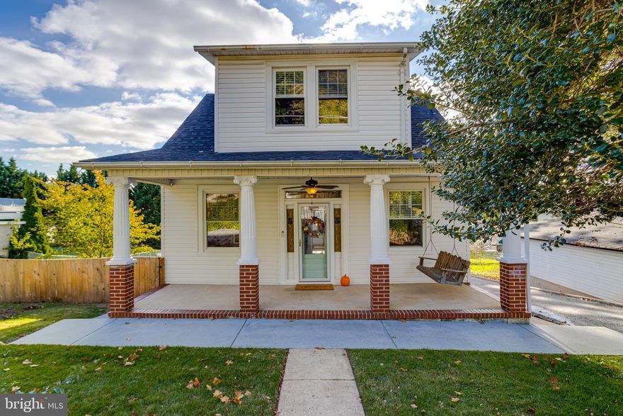 Welcome to this gorgeous 4 bed, 2 full bath colonial home tucked back away on a quiet street in Rosedale with quick/easy access to Rt 7 and Rt 40 and just minutes outside of Baltimore.  Pull into the large driveway/parking pad and take the walkway to the large covered front porch.  The front yard is completely private with privacy hedges surrounding it on all sides.  Inside the front door opens into the main floor covered with hardwood flooring throughout.  You enter into the large living room area with its own built in pellet stove.  This room circles into the formal dining room which then circles around into the kitchen area.  The kitchen has room for casual dining, stainless appliances, backsplash and pantry.  A door off of this area leads out onto the wood rear deck which overlooks the large fenced yard, parking pad and swimming pool.  Sitting on almost a half acre this home has the private front yard, a large fully fenced rear yard with privacy fencing, and beyond that is the rear parking lot, two storage sheds, an above ground pool and more yard beyond.  This is the perfect oasis just outside the city for entertaining, relaxing or play.  Back inside...taking the stairs to the second floor leads to another floor completely covered in hardwood flooring with three bedrooms and a full bath with a stand alone tub/shower combo.  Heading into the basement brings you to a fully finished area with carpeted flooring throughout.  There is a large living area with plenty of room for relaxing or play, a potential 4th bedroom, and a full bath with a walk in shower.  Also, down here is a laundry room with laminate flooring throughout, washer/dryer and wash sink.  A rear door out of the basement also leads out into the rear yard.
This home is an oasis outside of the hustle and bustle of the city, is clean, move in ready, well kept and waiting for you to call it home!  Come see it today.