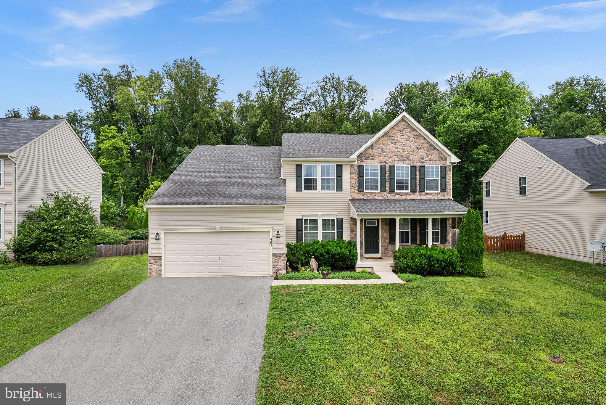 Enjoy all the amenities of a college town, great restaurants and nearby shopping. Shepherdstown College
has a Wellness center, with pool and aquatics. Memberships available to Shepherdstown residents. Meanwhile enjoy the quiet Maddex Farm neighborhood with a large well lived in home enjoyed by a large family. Fenced yard for your pets and back yard cook outs. ** Possible VA Assumable loan under 2.5% interest rate . new carpet, private fenced yard backing to common forested land.