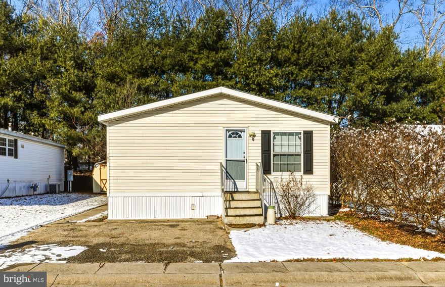 Move-in ready double-wide in Millville with 3 bedrooms and 2 full bathrooms. Updated interior, generous room sizes, and a functional layout perfect for everyday living.