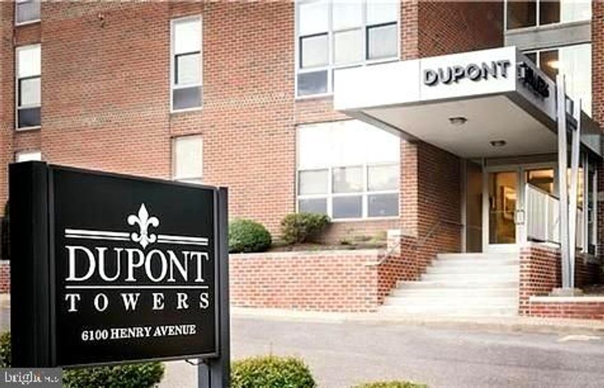 *****Back on the market due to buyers financing falling through.  Dupont Towers association fee PAYS FOR: GAS, ELECTRIC, WATER, SEWER AND BASIC CABLE (please verify all information)!  This is a fantastic location in Roxborough/Manayunk situated near shopping and entertainment. Welcome to this beautifully situated one bedroom apartment with lovely views overlooking the inner courtyard pool.  This unit has been freshly painted and has brand new luxury vinyl plank floors installed in all the living areas.  The foyer has a double coat closet located next to the full bath with ceramic tile floor, cast iron tub with tiled surround and glass doors, tiled walls and a large vanity with storage.  Off of the foyer is the galley kitchen featuring ceramic tile floors, oak cabinets with laminate counters, ceramic sink with garbage disposal, GE dishwasher, Kenmore range with vented hood and GE refrigerator.  Enjoy open floor plan living with a dining room with chandelier and spacious living room with triple windows overlooking the pool, sun deck and outdoor kitchen.  Adjacent to the bath is a nicely sized bedroom with plenty of natural light and a double closet.  The lobby has controlled access with onsite management provided by the Galman Group featuring 24 hour emergency maintenance.  Amenities include a social room, package room, pool, sundeck, outdoor kitchen and ATM in the lobby.  All floors have elevator access and laundry facilities.  The condo fee covers water/sewer, trash common area maintenance, exterior maintenance, pool maintenance, lawn care, and snow removal.  You can also obtain a storage unit for $15 monthly.  Dupont Towers offers secure parking as well as being close to the bus and train.  This is an incredible opportunity for the price, location and amenities.  Don't wait to make your appointment!