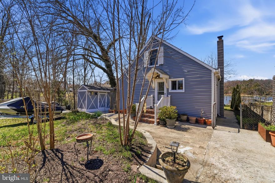 Tucked away in the lovely Cedar Beach community, this private waterfront, of impeccable maintenance, offers a blend of sunny lawns, water views, and mature trees for refreshing shade.  Step inside this turnkey main level living home, and see it open up!   With many spaces to entertain work and play, the home has 2 bedrooms, a spacious bathroom with soaking tub and separate shower, plus immense storage both outdoor and lower level. This peaceful home has a formal dining room, living room, and large comfortable sunroom to look upon a lush lawn leading to the water.   Relax on the large deck or unwind with a glass of wine on the grass watching dramatic sunsets.   Enjoy a welcoming neighborhood with local charm: Just minutes from I-695, there is quick access to parks, shopping, locally famous Zahradka Farm Market, Baltimore Yacht Club, and Middle River’s many waterfront dining parks.  You will love living in this calm and soothing sanctuary that feels like a getaway.    Offered As Is, your river life is waiting, don’t miss it.