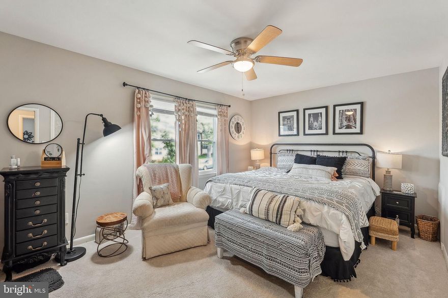 Here's your chance to live in walking distance to beautiful downtown Leesburg and enjoy everything it has to offer.  Beautifully updated  two level townhome in convenient Leesburg location with 3 bedrooms and 1.5 baths. Inviting entry leads to formal dining room. Upgraded gourmet kitchen with white cabinetry. Large living room with access to rear  fenced in yard with a storage shed.n The main level also features a powder room & laundry room. Upper level primary bedroom with ample closet space. Two additional bedrooms & full bath complete the upper level.  One assigned parking space & additional street parking