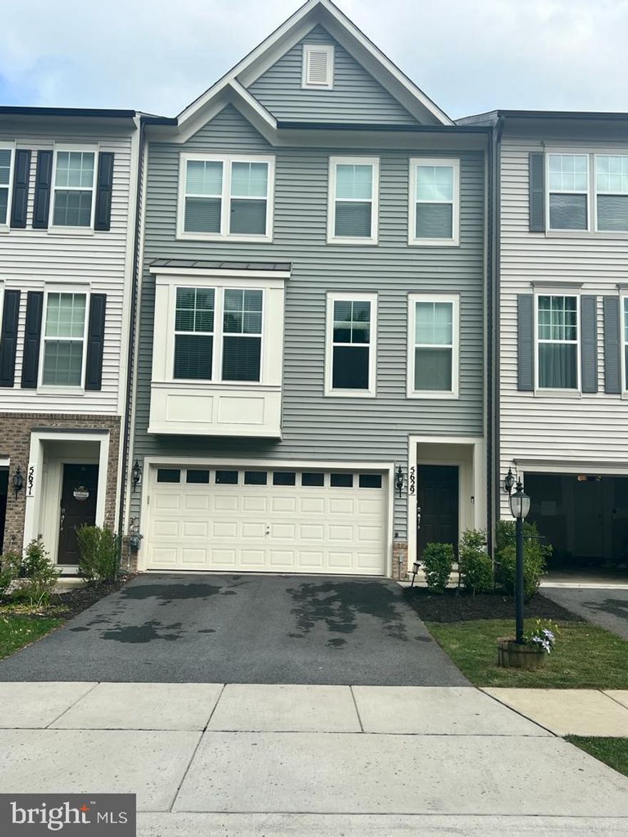 Enjoy living in this spacious, elegant and well maintained 3 Bedroom 3.5 bathroom townhome, built in 2018.The main level has Gourmet kitchen, designed for cooking and entertaining at high level. It features stainless steel appliances, ample storage space, and plenty of counter space for food prep. Lovely Dining space is off to the side of the Kitchen and a powder room. The main floor is finished with the oversized Living Room with fireplace, and leads to the screen-in deck.  Head upstairs to the large primary bedroom with large walk in closet and lovely primary bath. The floor is completed with 2 additional bedrooms with great closet space, full bathroom, and a laundry room. Ground level offers a 2-car front loading garage, has a rec room and a full bath, walk out to patio and a fully fenced backyard. The community offers a pool, playground and is within walking distance to the vibrant, pedestrian friendly, Westview promenade with upscale shopping and dining! Easy access to major freeways and downtown Frederick. Available to move in June 1st, minimum credit score of 675, 2 years lease and no pets.