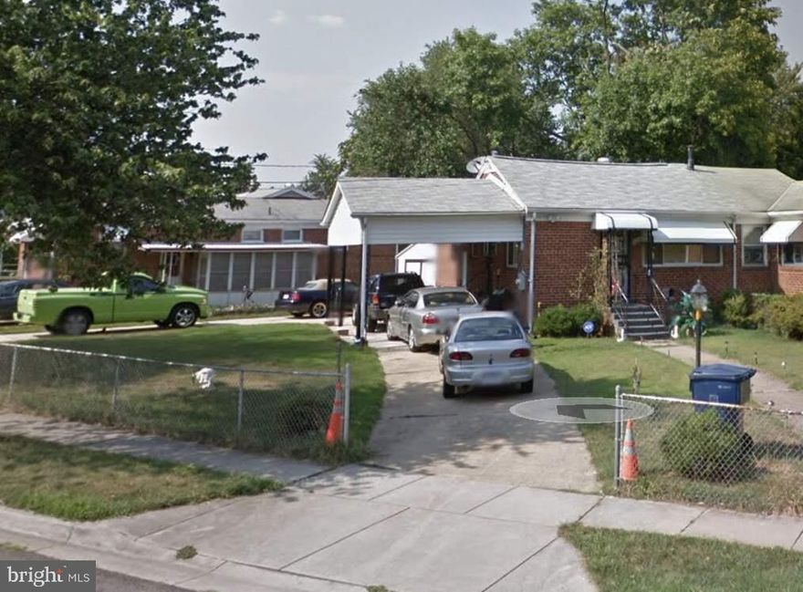 Welcome to 3524 Chadwick Road — a rare investment opportunity in the Oxon Run Hills community. This semi-detached brick home offers solid structure, functional layout, and generous outdoor space, making it ideal for buyers seeking a project to customize or investors looking for value-add potential.

The main level includes a traditional floor plan with a living room, dining area, kitchen with table space, two bedrooms, and one full bath. The lower level features a third bedroom, second full bath, ample storage, and flexible space suitable for future finishing or reconfiguration.

The property sits on a fully fenced 0.14-acre lot with mature trees and usable yard space, plus a detached garage for additional storage or workshop potential. 

This home is perfect for renovation-minded buyers ready to bring their vision to life. Whether you're an investor, contractor, or homeowner wanting a renovation project, this property offers strong upside in a convenient Temple Hills location near major commuter routes, shopping, parks, and public transit.

Don’t miss this chance to create value and transform this home into its next chapter.