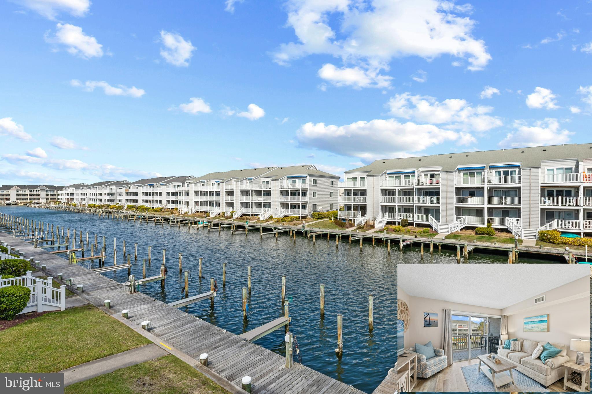 Welcome to your perfect beachside escape. This beautifully renovated second-floor condo in the highly sought-after Hidden Harbor community offers a rare blend of charm, convenience, and coastal elegance. With one bedroom and one bath, this turnkey gem is partially furnished and ready to be your serene retreat—or your next smart investment at the shore.
Step inside and you’ll be greeted by fresh, modern finishes and a completely reimagined kitchen—thoughtfully designed with contemporary style and coastal flair. The open-concept layout invites effortless flow from the kitchen to the living area and out to your private patio, where peaceful views of the canal set the tone for slow mornings and relaxing evenings.
The building received a brand-new roof in 2024, offering added peace of mind for years to come.
Beyond the walls of your condo lies one of Ocean City’s most prized locations—North Side Park is just steps from your door. With 58 acres of open space, trails, fishing piers, sports courts, and year-round community events, you’ll enjoy a true extension of your living space—plus a front-row seat to Sundays in the Park fireworks from the comfort of home.
For boating enthusiasts, this property includes Boat Slip #9, complete with its own tax record and billing—giving you the freedom to hop aboard for a sunset cruise or early morning fishing trip with ease.
Whether you’re looking for a weekend hideaway, a full-time coastal retreat, or a property that performs as beautifully as it shows, this Hidden Harbor condo delivers it all—style, comfort, and location wrapped into one picture-perfect package.