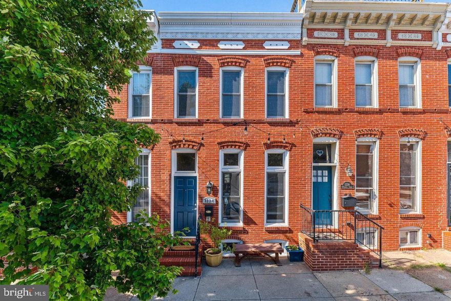 Discover this stunning 4-bedroom, 3.5-bathroom home in the heart of Canton, steps from the square... LOCATION, LOCATION, LOCATION! Private parking pad AND rooftop deck! Step inside for a spacious 14 ft wide layout featuring an open-concept main level, exposed brick accent walls, gleaming hardwood floors, and a convenient powder room. The chef’s kitchen has stainless steel appliances, granite countertops, and ample cabinetry for all your storage needs. Upstairs, you'll find a rare layout with three generously sized bedrooms and two full bathrooms. The fully finished lower level offers a versatile fourth bedroom or additional living space, a full bath with a luxurious walk-in shower, and abundant storage. This home has been meticulously maintained and boasts a newer roof (2021). With private parking and a rooftop deck showcasing breathtaking city skyline views, this property truly has it all!