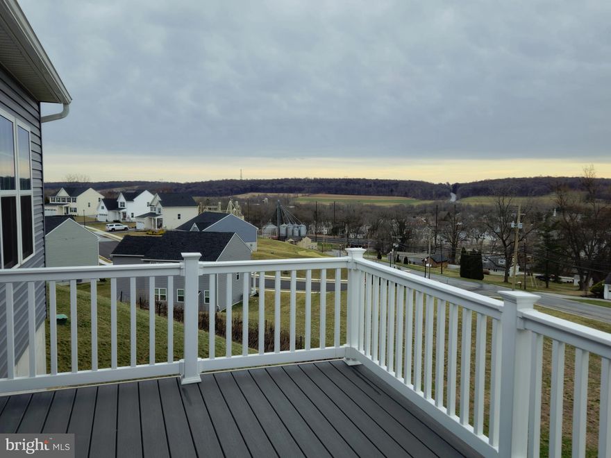 Practical One Story living with 2024 construction on the north end of Atglen Boro.   This practically new home is nestled in an Applewood cul-de-sac with southern panoramic  views & efficient propane energy.  Featuring an extra 12x12 breakfast nook with low maintenance deck, and finished daylight basement with potential expansion of yet another 670 SF.   (the one unfinished room has roughed in plumbing for an additional full bath.) Serious sellers including new family room carpet, and a newer robotic mower providing effortless lawn care.   Simply a great opportunity for an excellent home!