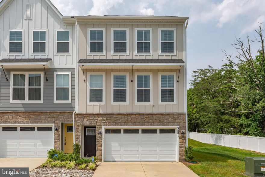 OFFERING $5K IN SELLER CONCESSION - Modern Elegance Meets Everyday Comfort in Fredericksburg! Welcome to this stunning end-unit townhome in the heart of Fredericksburg, VA — offering over 2,200 square feet of beautifully finished living space. With three spacious bedrooms, two full baths, and two convenient half baths, this home combines thoughtful design with high-end finishes, perfect for modern living.  Enhanced by attractive Hardie Plank siding and stone-accented exterior. Built almost new, this home shines with natural light from additional windows only an end unit can offer. The open-concept main level features a kitchen with stainless steel appliances, quartz  countertops, a large island, and stylish cabinetry — ideal for entertaining or quiet family dinners. The bright and airy living room and dining space flow seamlessly, accented by luxury flooring and contemporary fixtures.  This opens to your private deck - perfect for relaxing evenings or lively weekend gatherings.  Enjoy a modern half bath, pantry and closet. Upstairs, the owner’s suite is a true retreat with an oversized walk-in closet and a luxurious en-suite bath featuring dual vanities and a spacious shower. Two additional bedrooms share a full bath, offering plenty of room for family, guests, or a home office.  Do your laundry with ease with your upstairs hall laundry closet. Downstairs, a fully finished lower level provides bonus living space with a half bath — perfect for a media room, gym, or guest space. A double-car garage offers ample parking and storage, and the private end-unit lot provides added peace and privacy.
Located just minutes from shopping, dining, and major commuting routes — this home combines convenience with comfort in a thriving Fredericksburg community. Don't miss your chance to own this turnkey gem and make this exceptional home yours — schedule your private tour today!