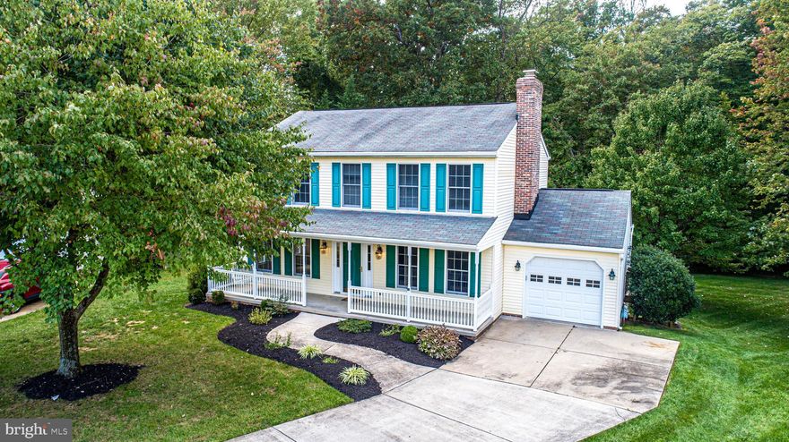 Multiple Contracts.  Seller requests all best and final offers (no escalation clauses) are due by 5pm EST 10/27/23. Great location and neighborhood! Well maintained and cared for 4 bedroom 2.5 bathroom colonial with one car garage in desirable Brentwood Park neighborhood.  Property backs to the woods and is settled and situated nicely at the back of a cul de sac.  Large family room with wood flooring and fireplace.  Dining room has wood floors, chair rail and crown molding.  Kitchen has wood flooring, eat in area and french doors that lead to screened porch and large deck overlooking private and secluded back yard.  Formal living room off main entrance.    Large primary bedroom with walk in closet and primary bathroom that offers dual sinks, large soaking tub, stand up shower and skylight. Three additional upper level bedrooms.  Finished basement with walkout to back yard. HVAC 2010, Roof 2005, H20 Heater 2007.  Red Pump Elementary and Fallston MS & HS school district.