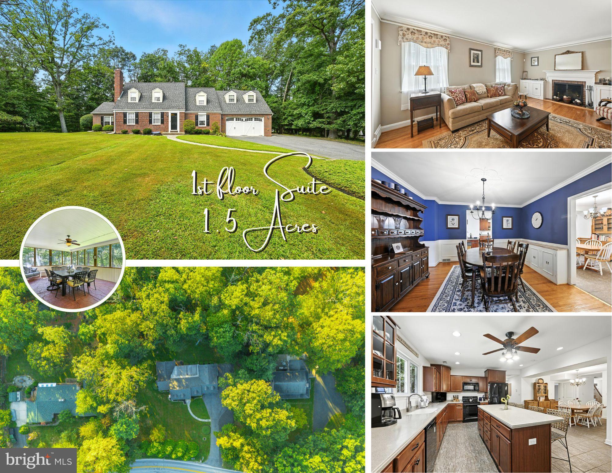Don't miss the walkthrough video for an amazing tour before you visit in person.
✨ Imagine starting your mornings just minutes from the peaceful trails of Loch Raven Reservoir, with the option to stroll down the road to Webber’s Farm for fresh 🍑 peaches, 🌽 sweet corn, and even a quick hello to the goats 🐐. That’s life at 9108 Satyr Hill Road—where convenience meets the charm of country living, all within reach of the Beltway.
🏡 This all-brick Cape Cod offers space for everyone and then some. The formal living and dining rooms set the stage for holidays and celebrations, while the open-concept kitchen is the true heartbeat of the home. A Corian-topped island ☕ invites conversation, a desk nook keeps the household organized, and a wide kitchen window frames the daily parade of deer, foxes, and songbirds 🦌🦊🎶.
📚 The kitchen flows into a casual dining area and onward into the vaulted-ceiling family room with custom built-ins and prewired for surround sound—perfect for displaying treasures and favorite books. On this level, you’ll also find a rare main-level ensuite bedroom 🛏️—ideal for aging in place, guests, or an au pair. A screened porch extends your living space outdoors 🌅, letting you enjoy warm evenings without the mosquitoes.
🛁 Upstairs, the primary suite is a retreat all its own—so spacious it includes a bonus room (nursery, office, or hideaway). The spa-like bath offers a jetted tub, oversized shower 🚿, and dual-sink vanity. Two additional bedrooms plus a full hall bath complete this level.
🎬 The lower level expands your options with space for game nights, movie marathons, or visiting guests—complete with its own full bath and bonus room.
🚗 A 2-car garage plus a driveway with parking for 10 makes hosting a breeze. With 1.5 acres of land (and subdivision potential—buyer to verify), there’s room for gardens 🌸, a playground, horseshoe pits, or even a future second home.
✨ With 5–6 bedrooms, 4 full baths, and multiple living areas, this home grows with you, adapts to your needs, and offers a location that feels tucked away yet central.
Here, you’re not just buying a house—you’re creating the backdrop for years of memories ❤️.
UPDATES & INFORMATION: Roof 2003 (25 year warranty), Heated Floors in the kitchen & great room, AC & Heat Pump 2017 (warranty until 2027), Septic: 1,500 gallon tank pumped approx. every 18 months, External Generator 2014, Rear Patio 2007, Garbage Disposal 2025, Weekly Lawncare $45.