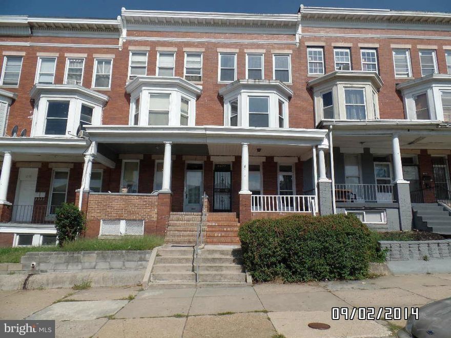 This is a Fannie Mae HomePath property.  Spacious 4 bed to bath row home features large rooms, fenced rear yard, great for outdoor entertaining, full basement for extra living space or storage. Terrific location near shopping, transportation and major routes.