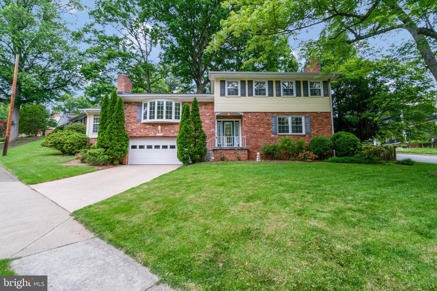 Spacious and light-filled 4 bedroom, 3 bath, 4 level home on a nicely landscaped quarter-acre lot in North Arlington's Rivercrest neighborhood, directly across from Gulf Branch Park. Home is well updated, freshly painted, and ready to move in.  Extensive renovations completed in 2020 - new hardwood floors on main level, completely remodeled bathrooms, all new plumbing throughout the house and all new appliances. Home has 2 fireplaces (one gas, one wood burning), main level family room, guest suite, climate-controlled sunroom, large dining room, 2 car garage with large workshop attached. Relaxing and private outdoor space with walk-out patio with extensive multi-level hardscaping, and a completely fenced in backyard with children's playset. Enjoy easy access to DC, Tysons, National Landing and three airports. Feeds into the highly sought after Jamestown, Williamsburg and Yorktown School pyramid. Call today for your private showing.