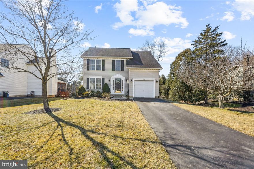 This three-bedroom, four-bathroom home provides 1,524sf of living space on a 1/3 acre lot, with a modern floor plan offering ample space just where you want and need it. The expansive primary bedroom features vaulted ceilings, a walk-in closet, custom built-in vanity, and an en-suite bathroom. The other bedrooms are equally well-proportioned and are complemented by a full bathroom. On the main level the home has a half bath, a separate dining room suitable for an office space, and a great room featuring a cozy gas fireplace. The kitchen is equipped with an Island, Corian countertops, and the cabinets are back lit creating a modern and functional space. There's another 560sf in the mostly finished basement with a large rec-room space and a half-bath, the unfinished portion is divided into laundry and storage areas with built in shelves.

The property's exterior features a large deck just off the family room with an automatic retractable awning making for a great. summer dining area. There's also a large shed at the back of the lot for tools or toys, and a one car garage providing additional storage options. The fenced backyard provides a private tree lined getaway making it a great space for seasonal entertaining for young and old alike. The home overlooks the neighborhood's parkland like open space offering paved walking paths throughout the community and enhances the property's visual appeal and functionality. This conveniently located home is within walking distance to schools and offers easy access to the wealth of shopping options up and down Rt26.
